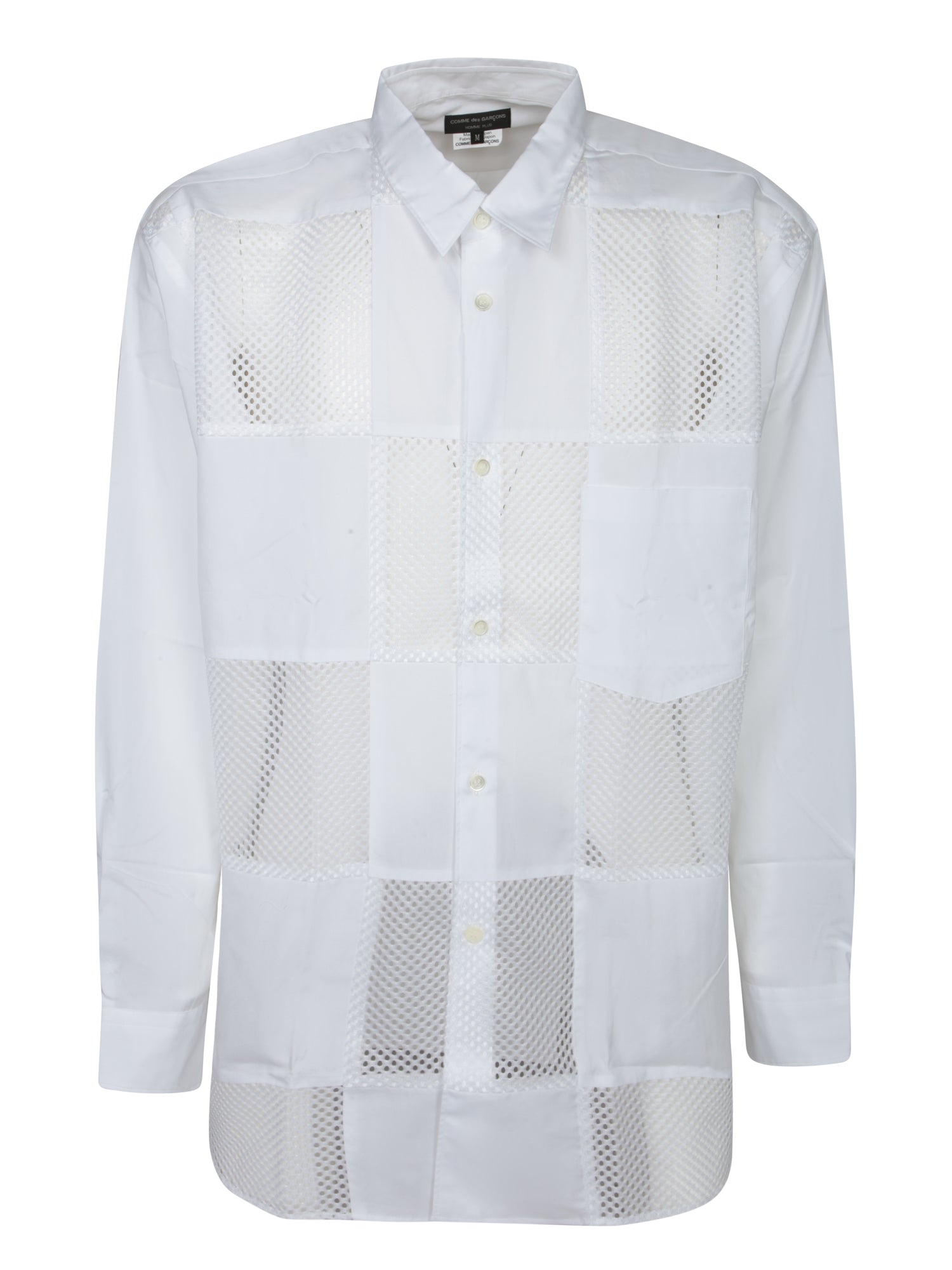 COMMES DE GARCONS HP Modern Classic White Shirt for Men - Spring Summer 25