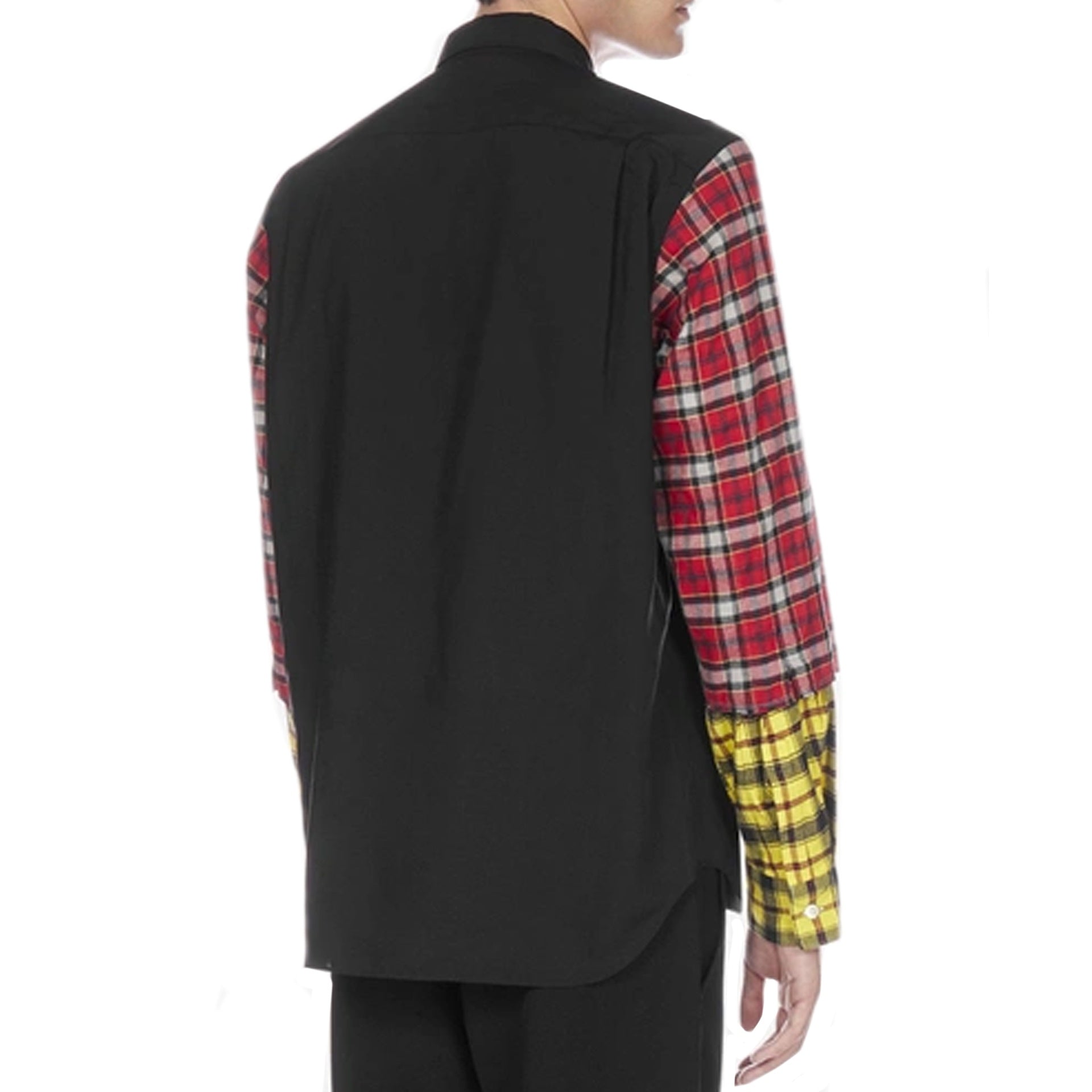 COMME DES GARCONS Checkered Design Sleeve Shirt for Men
