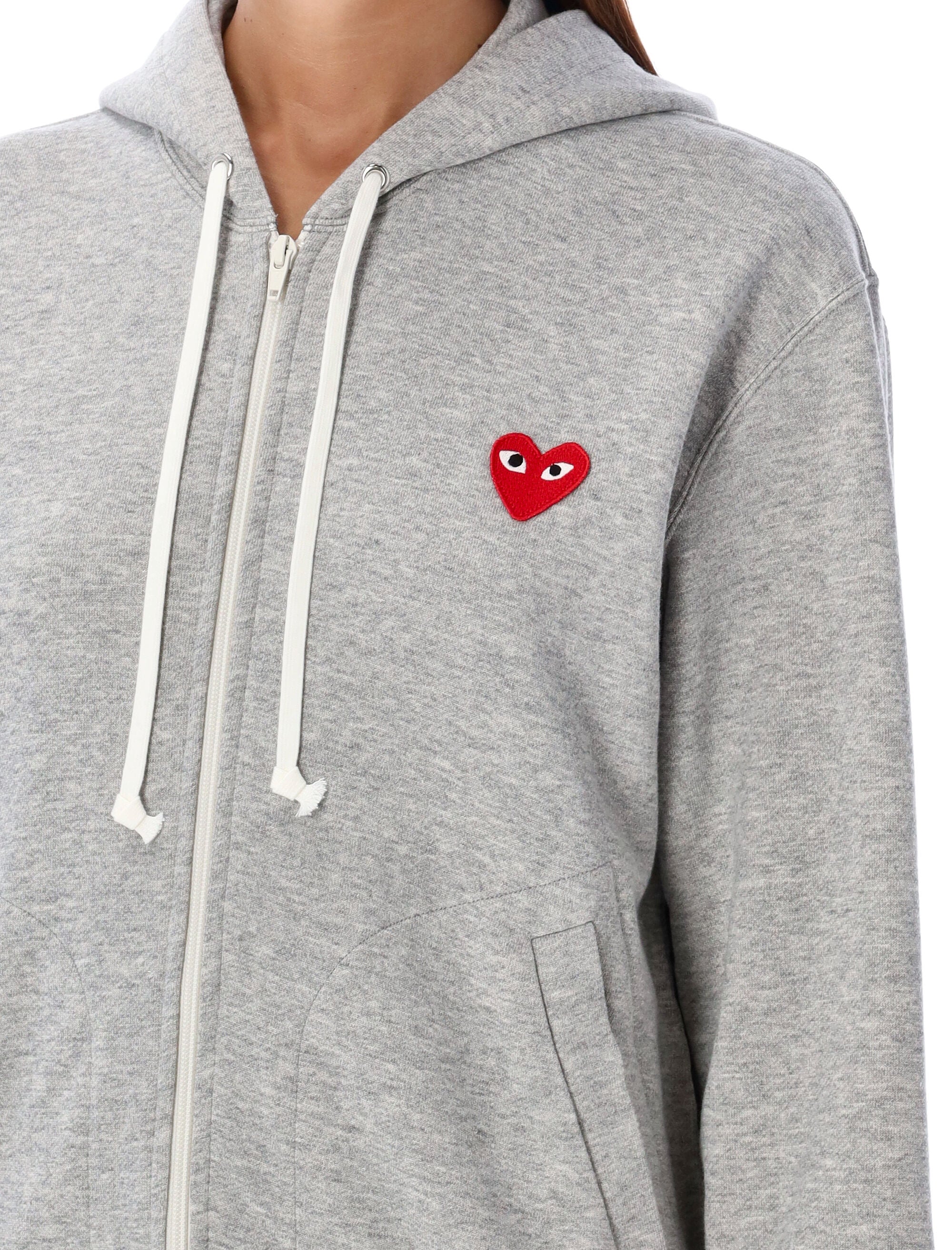 COMME DES GARÇONS Zipped Heart Hoodie