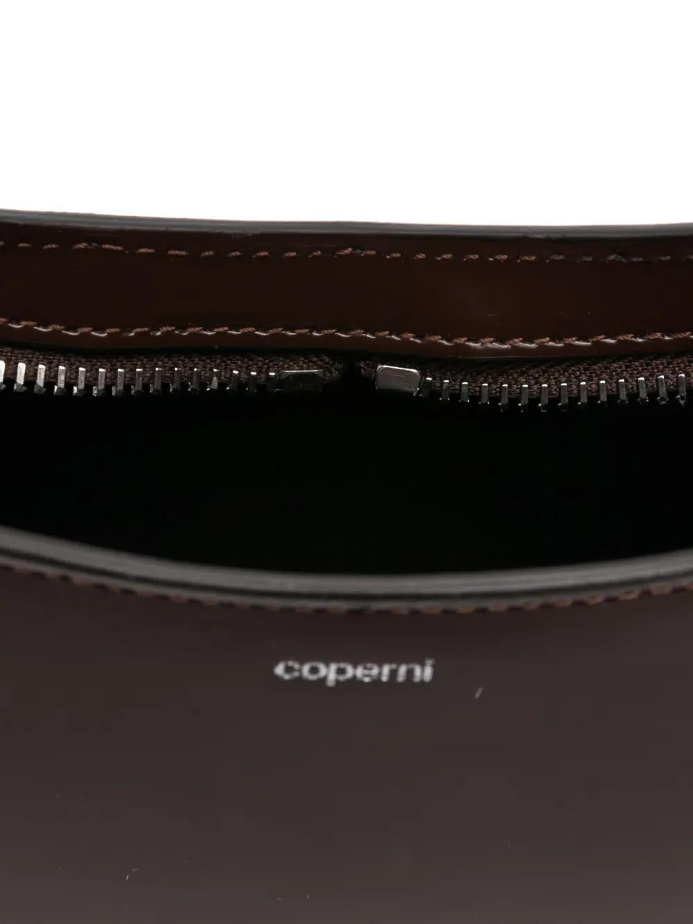 COPERNI Sleek Swipe Mini Patent Leather Shoulder Handbag