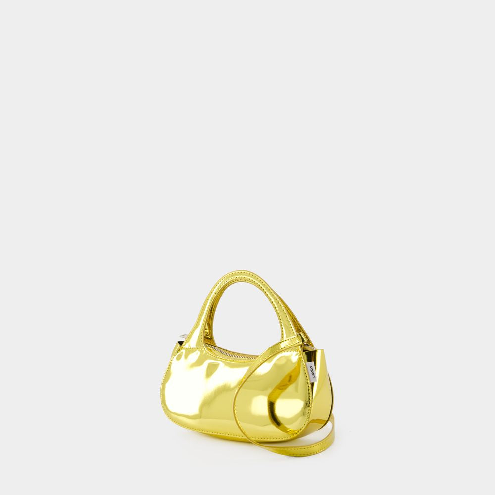 COPERNI Mini Metallic Baguette Handbag