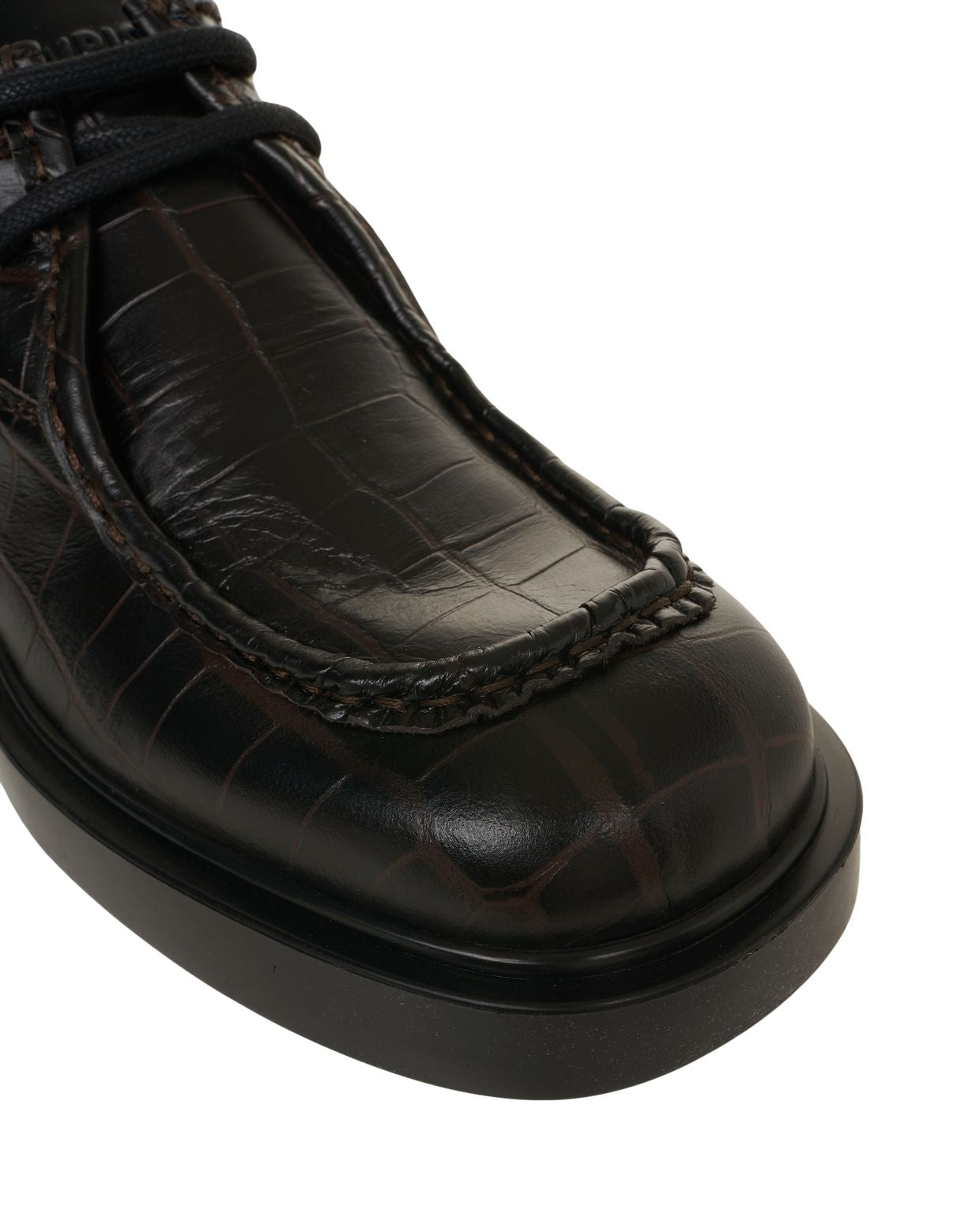 COPENAGHEN Luxe Crocodile Effect Lace-Up Shoes