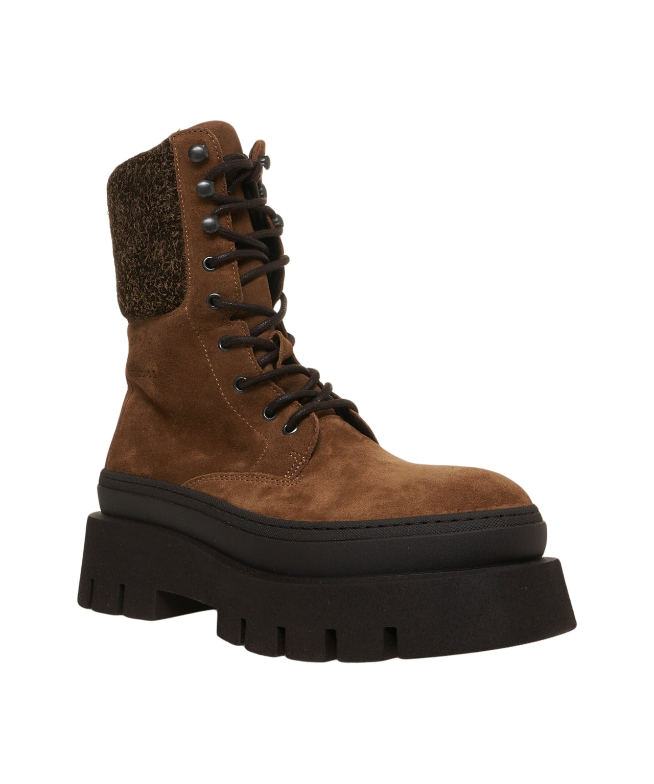 COPENAGHEN Classic Lace-Up Ankle Boots with Platform Sole