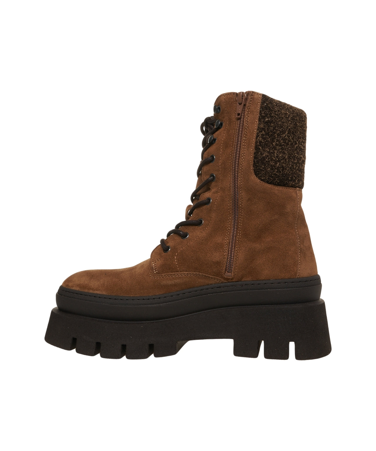 COPENAGHEN Classic Lace-Up Ankle Boots with Platform Sole