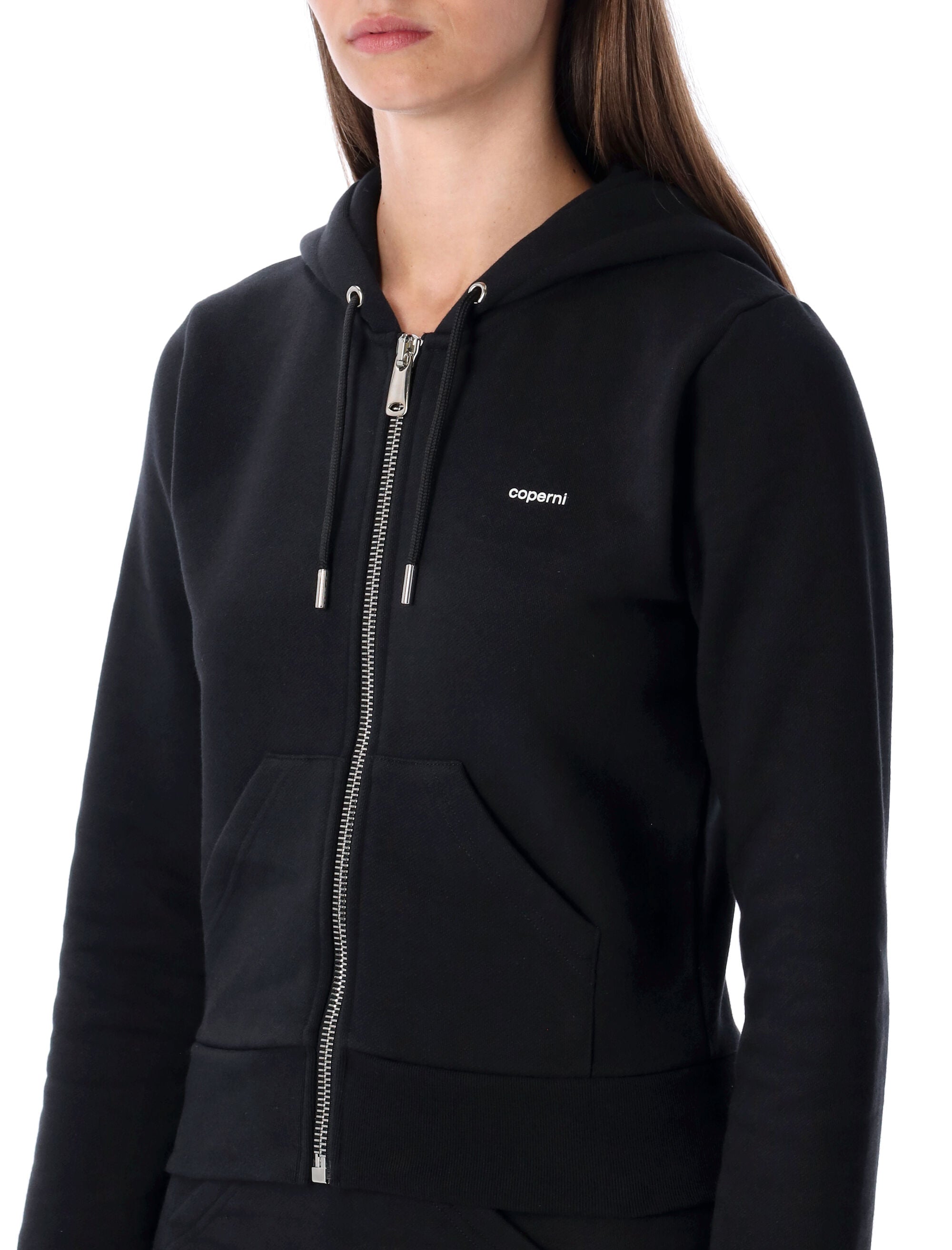 COPERNI Fitted Zip-Up Organic Cotton Hoodie - Size S