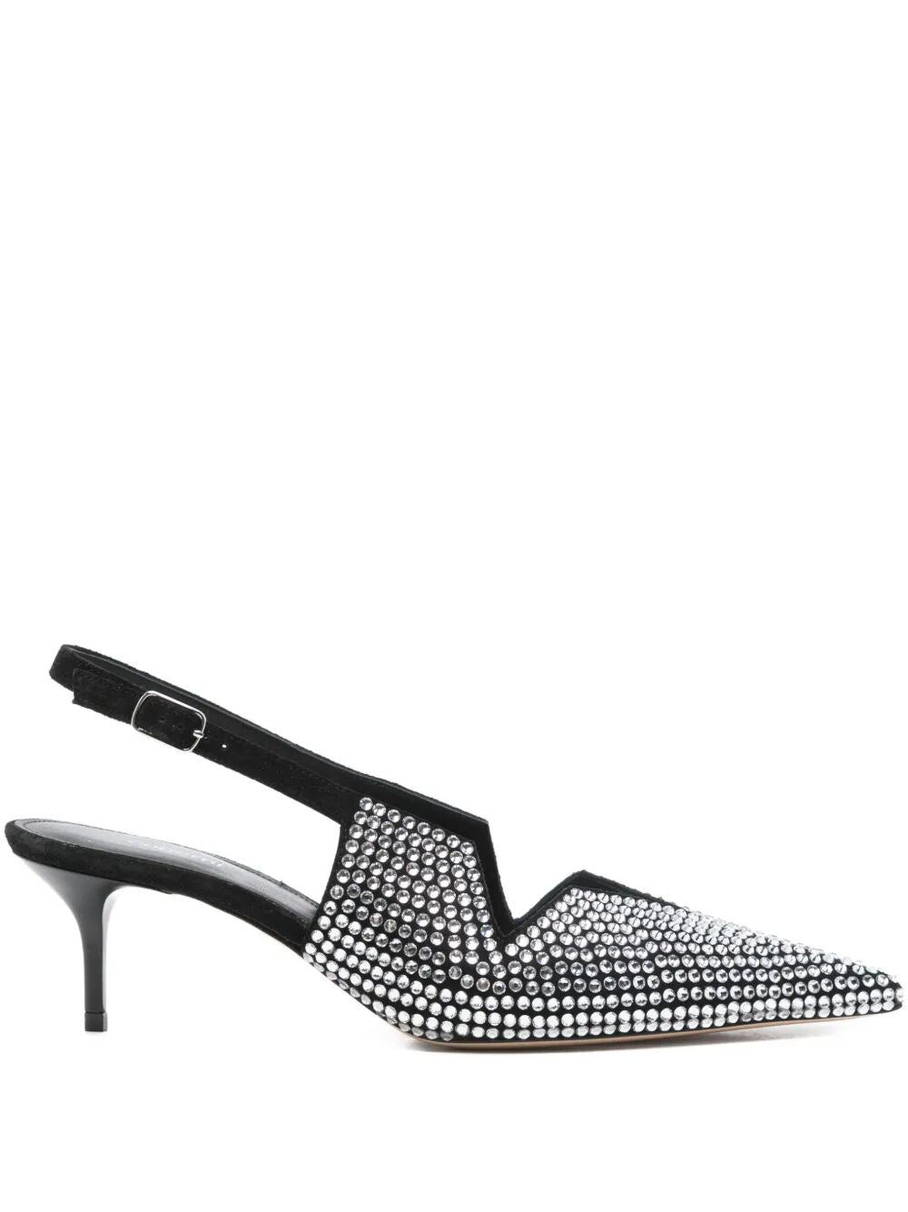 COPERNI Crystal Embellished Star Cut Out Mini Low Stiletto