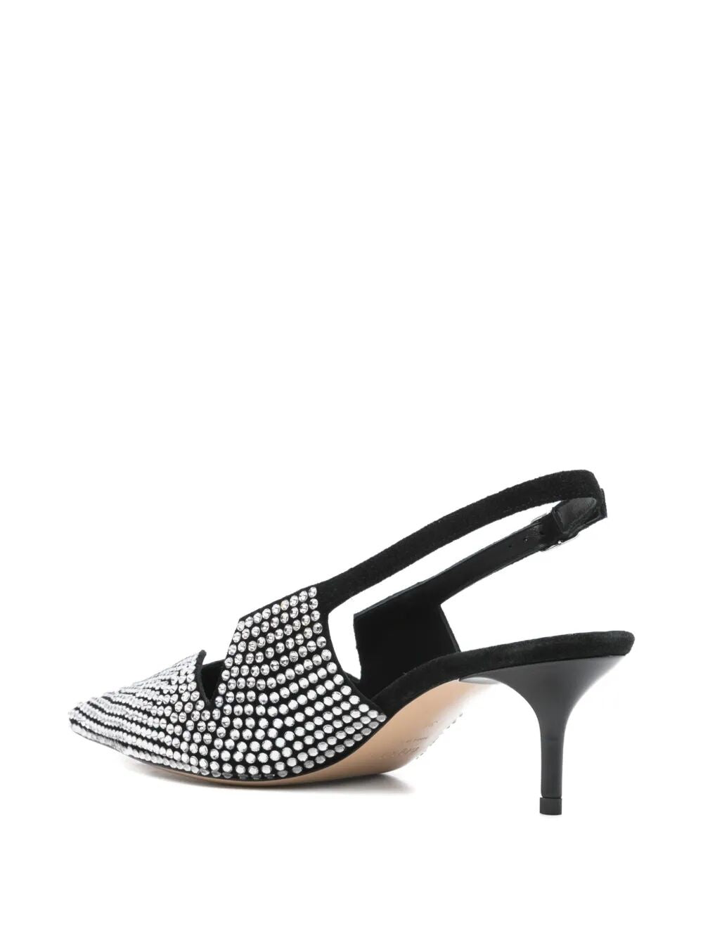 COPERNI Crystal Embellished Star Cut Out Mini Low Stiletto