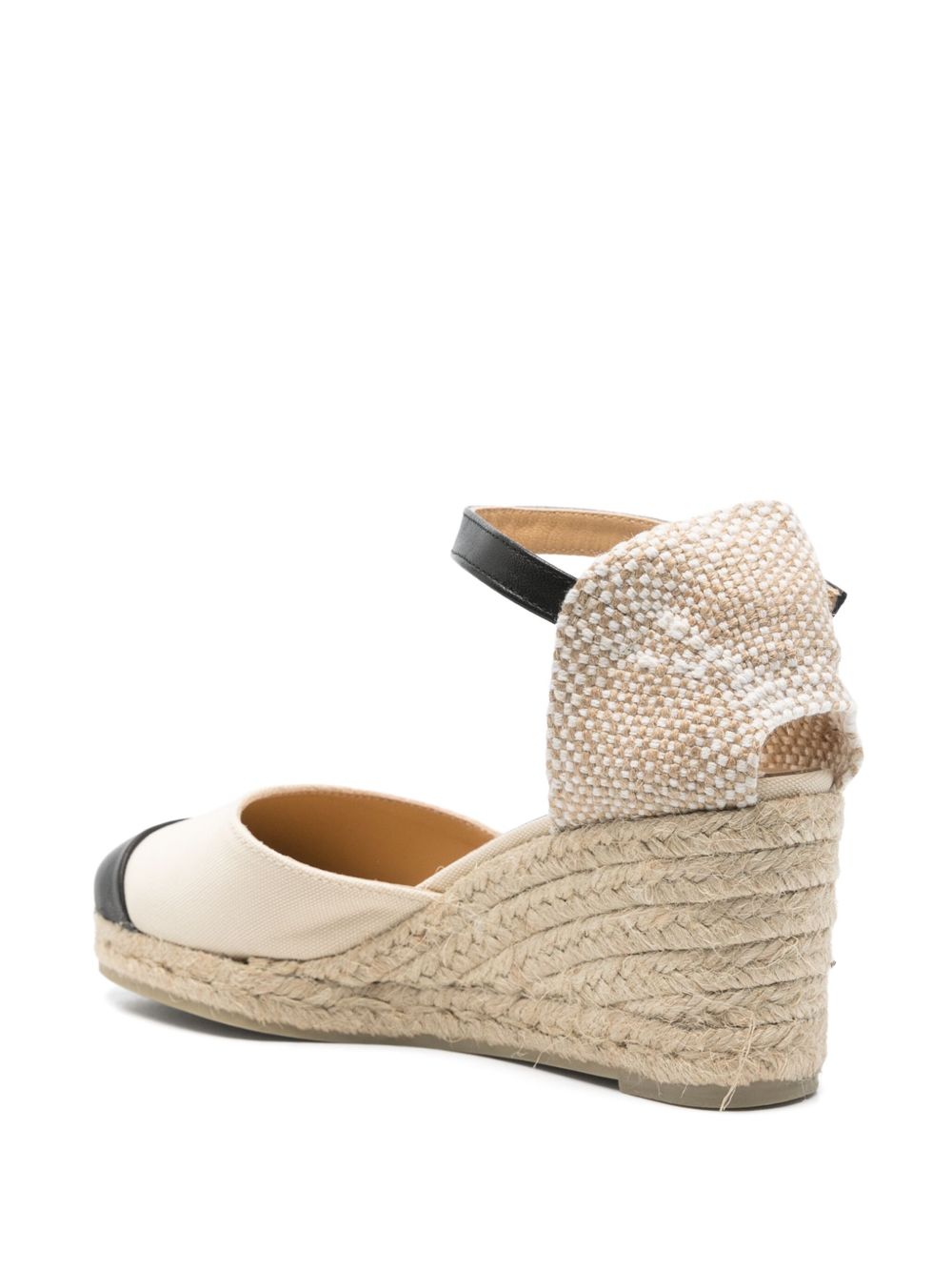 CASTAÑER Women's Mid Wedge Espadrilles with Ankle Strap