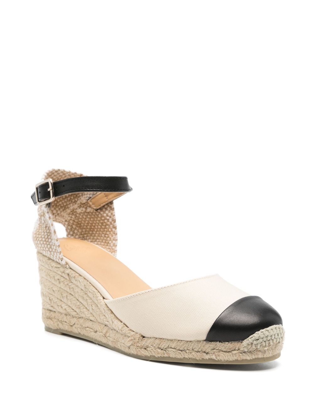 CASTAÑER Women's Mid Wedge Espadrilles with Ankle Strap