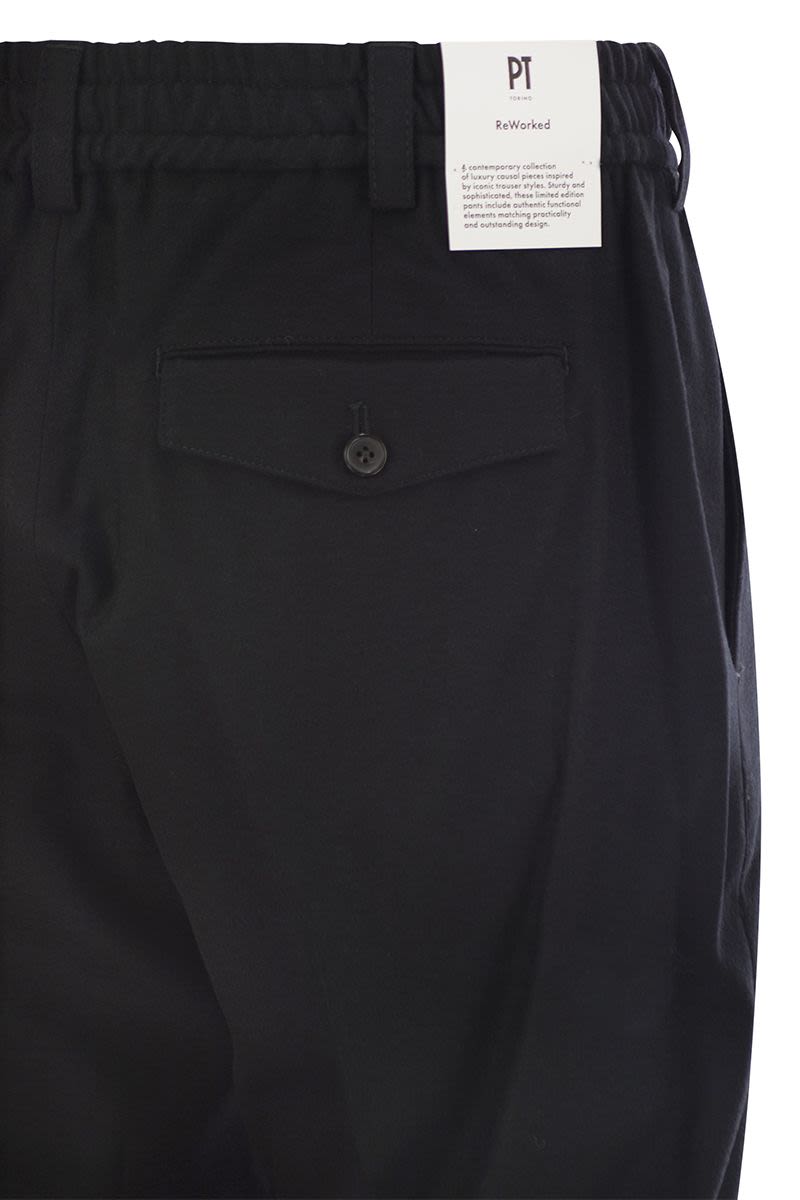 PT TORINO Stretch Wool Pants for Men