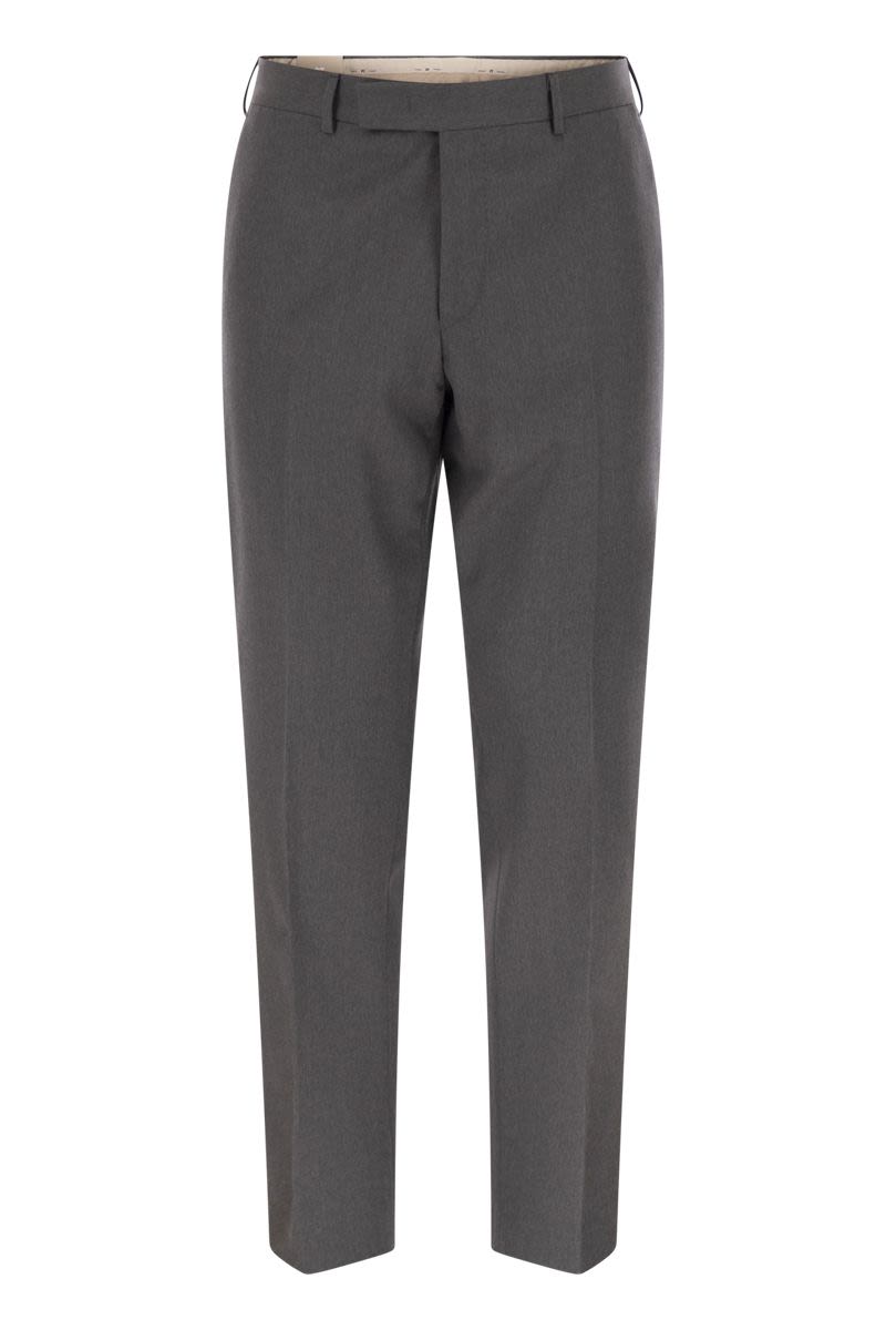 PT TORINO Rebel Virgin Wool Chino Trousers for Men