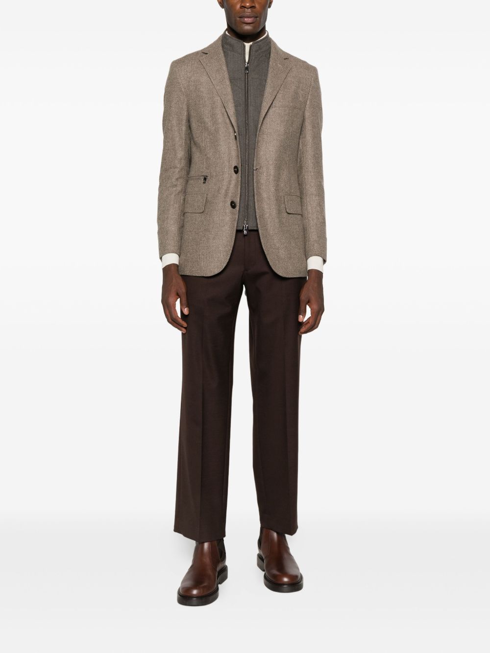 CORNELIANI Tailored Natural Jacket for Men