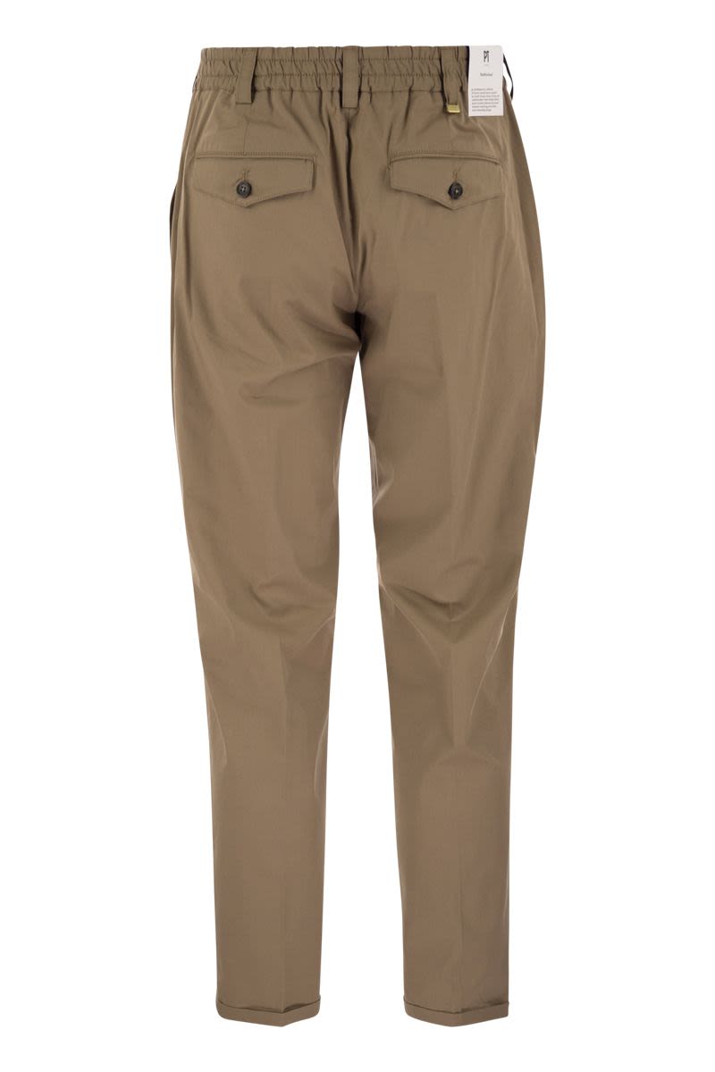 PT TORINO The Rebel Stretch Cotton Blend Trousers