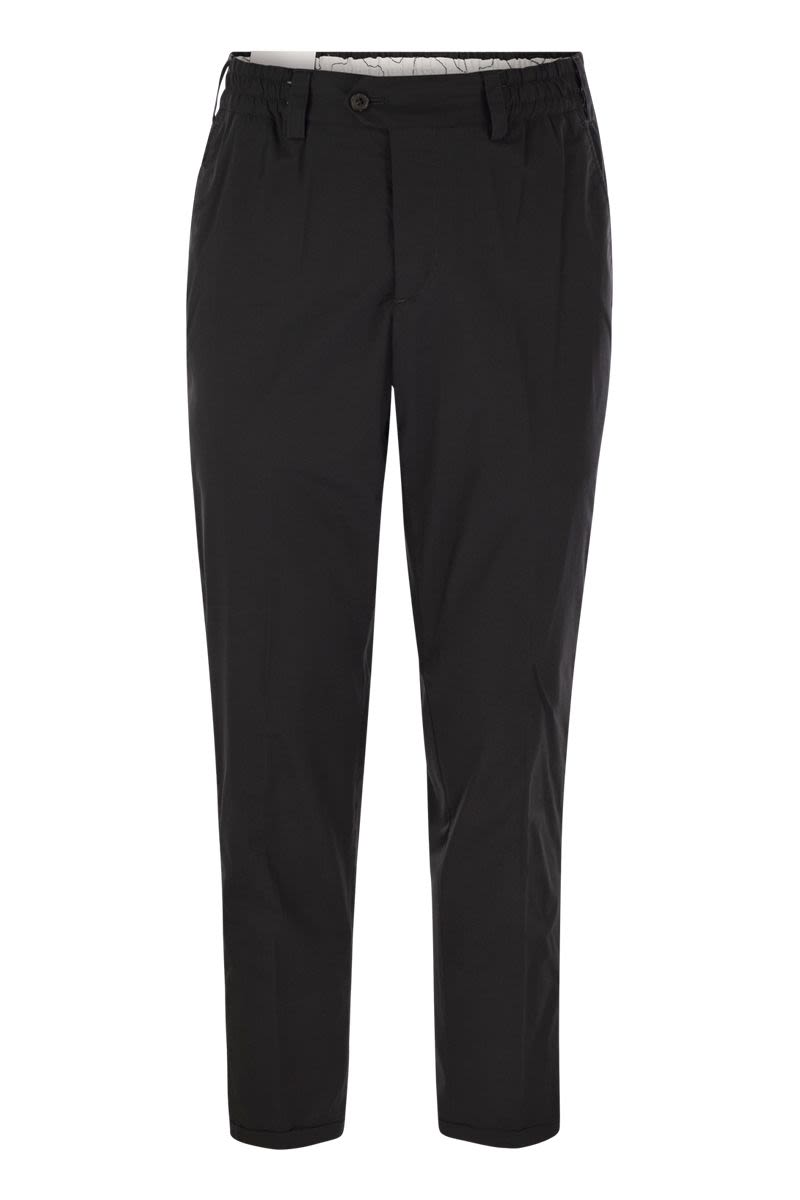 PT TORINO Cotton Blend Stretch Trousers for Men - SS25