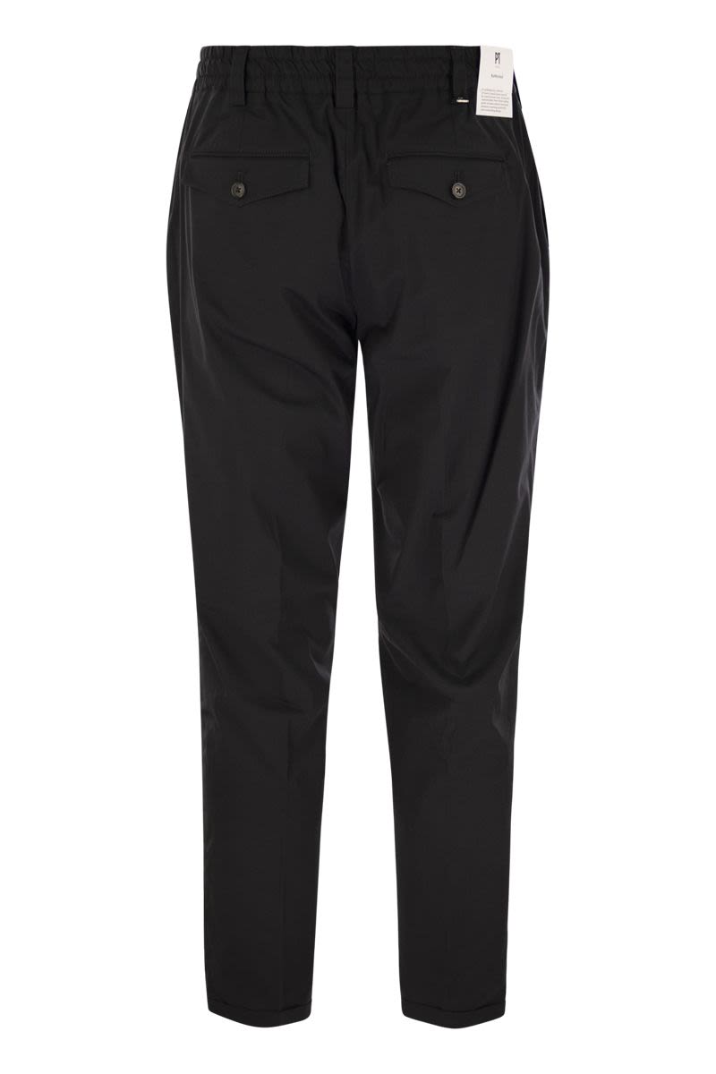 PT TORINO Cotton Blend Stretch Trousers for Men - SS25