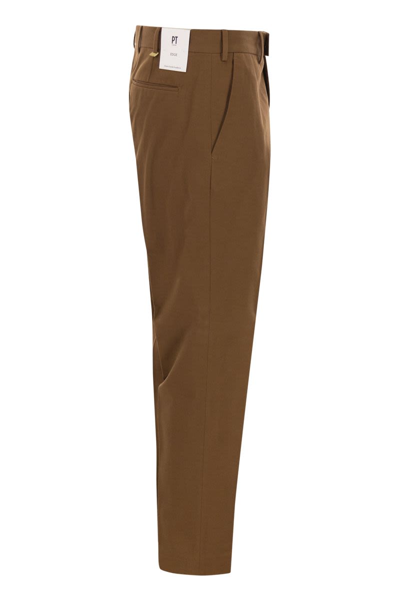 PT TORINO Rebel Fit Cotton Trousers for Men