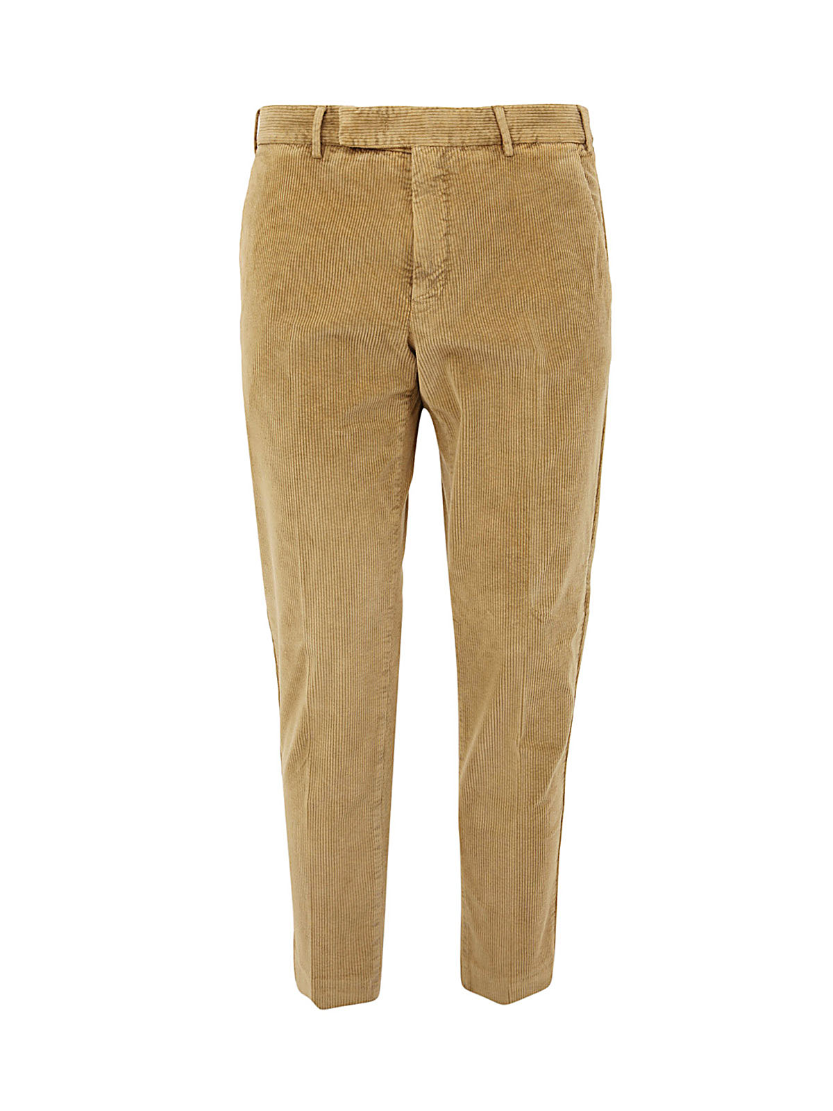 PT01 Flat Front Trousers with Diagonal Pockets