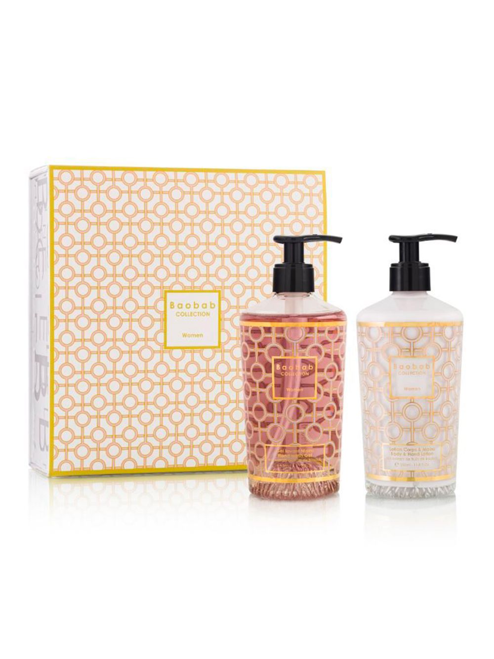 BAOBAB COLLECTION Luxury Gift Box of Hand and Body Care with Cleansing Gel