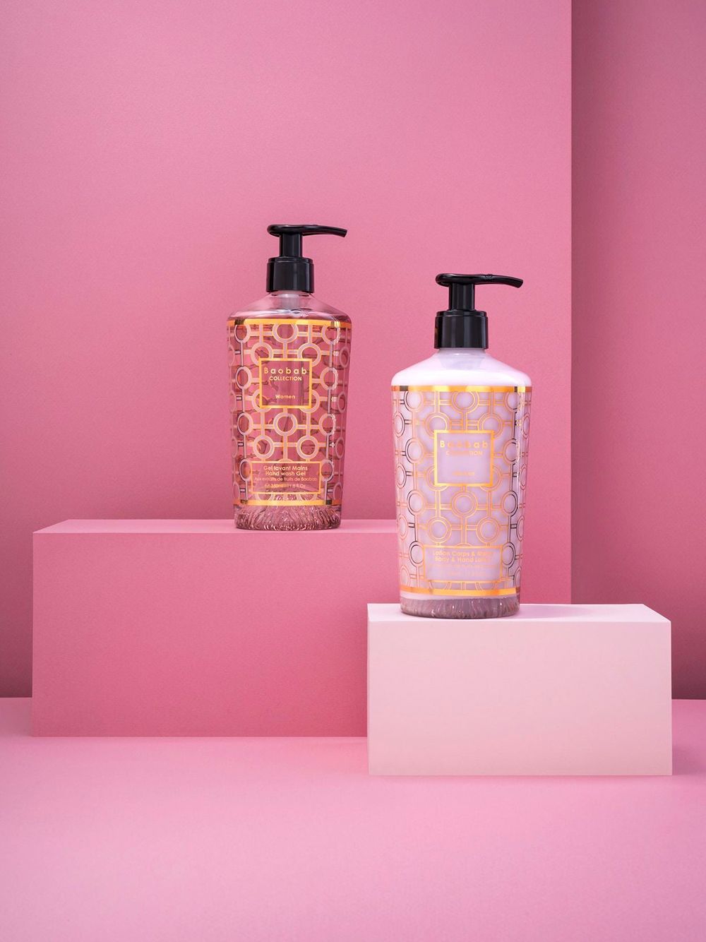 BAOBAB COLLECTION Luxury Gift Box of Hand and Body Care with Cleansing Gel