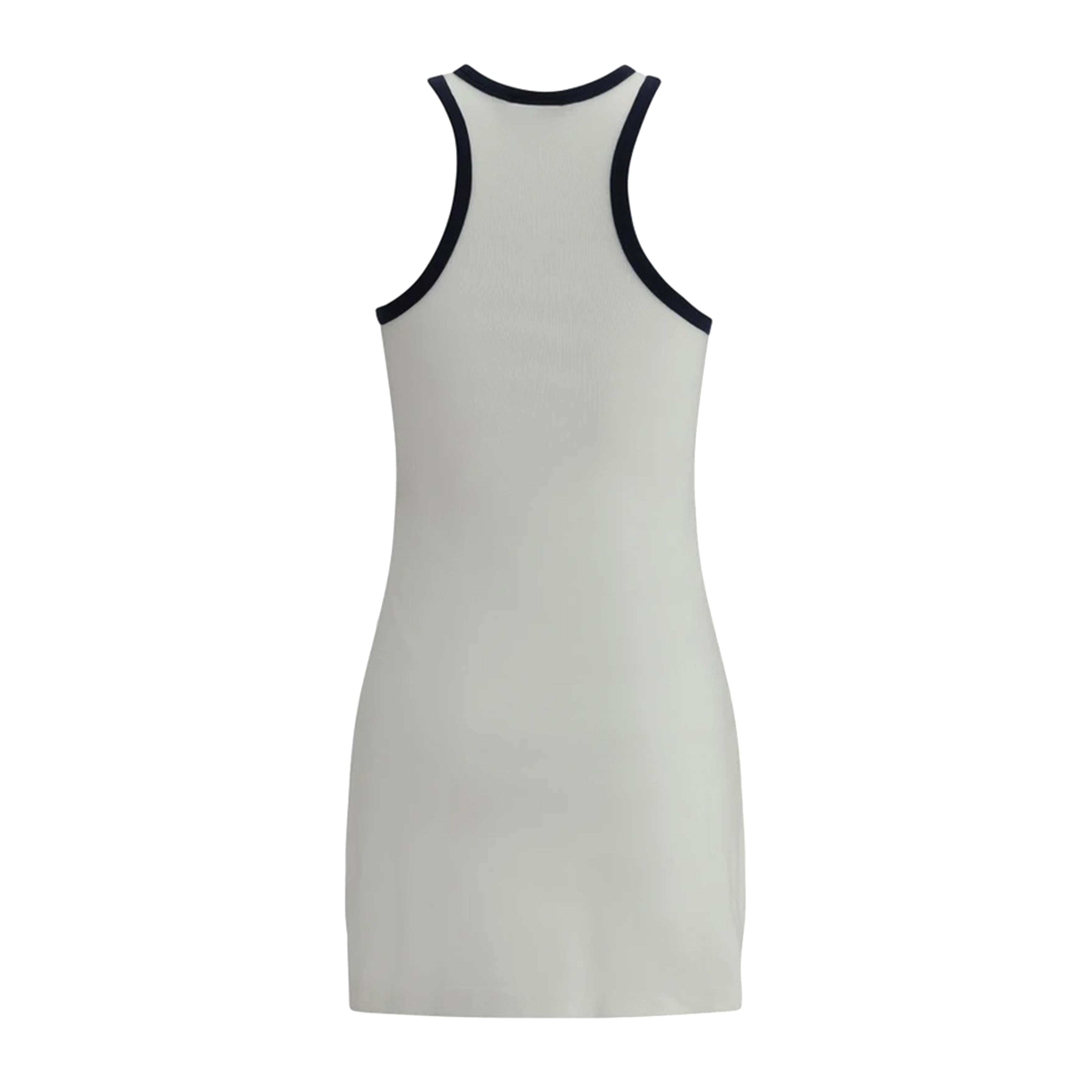 COURREGES Flattering Contrast Scuba Mini Dress