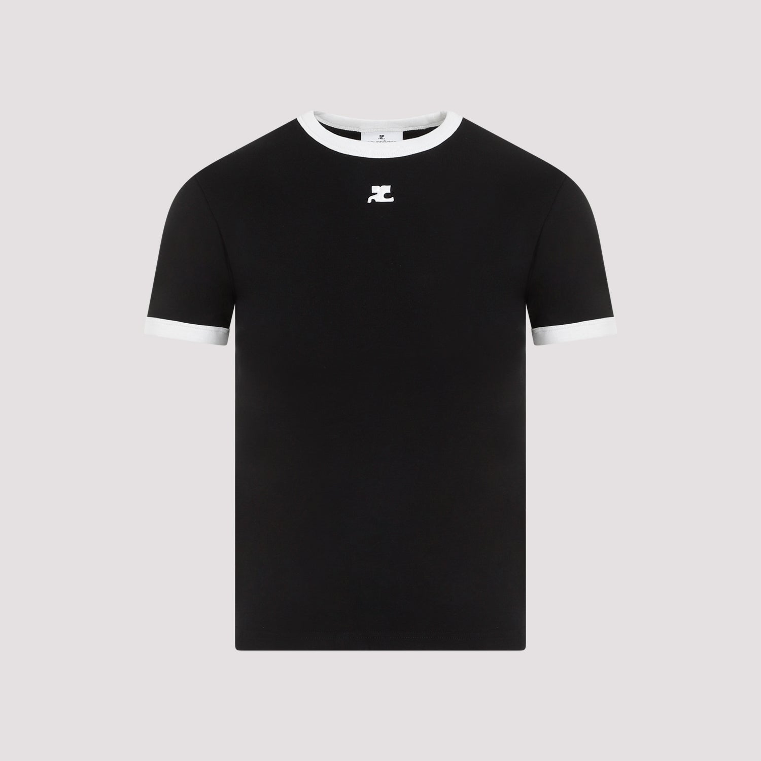 COURRÈGES Elevated Contrast T-Shirt for Women