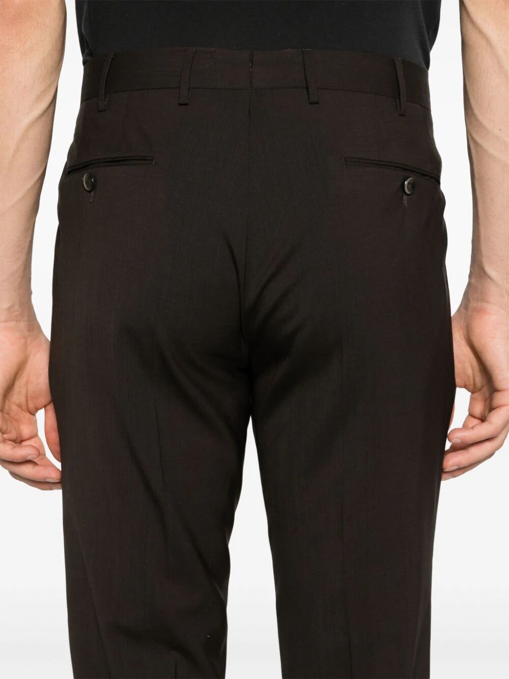 PT01 Superlight Deluxe Wool Slim Flat Front Pants