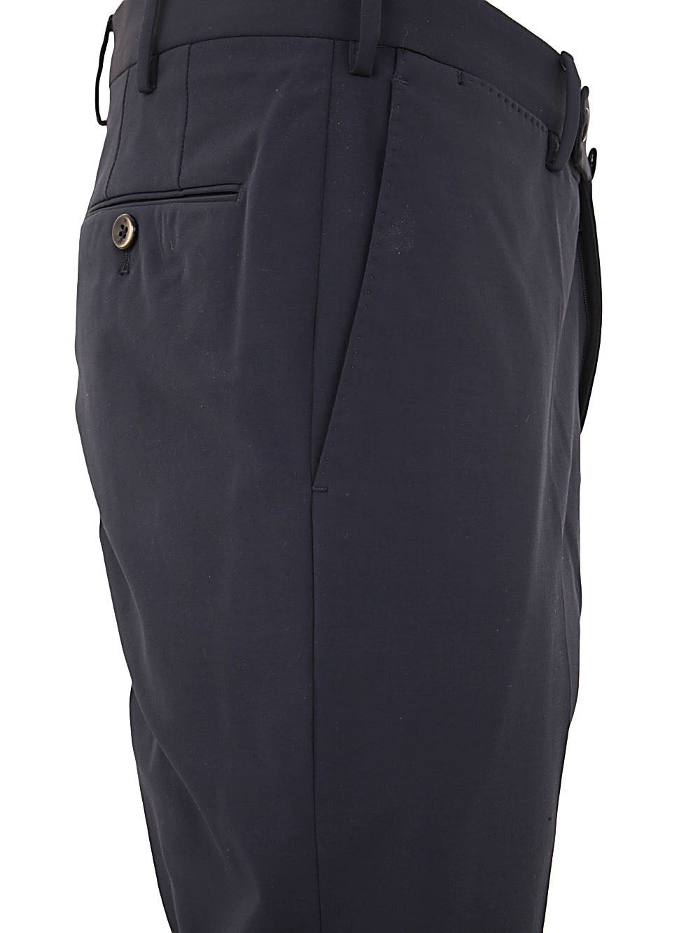 PT01 Flat Front Trousers with Diagonal Pockets - Size 36