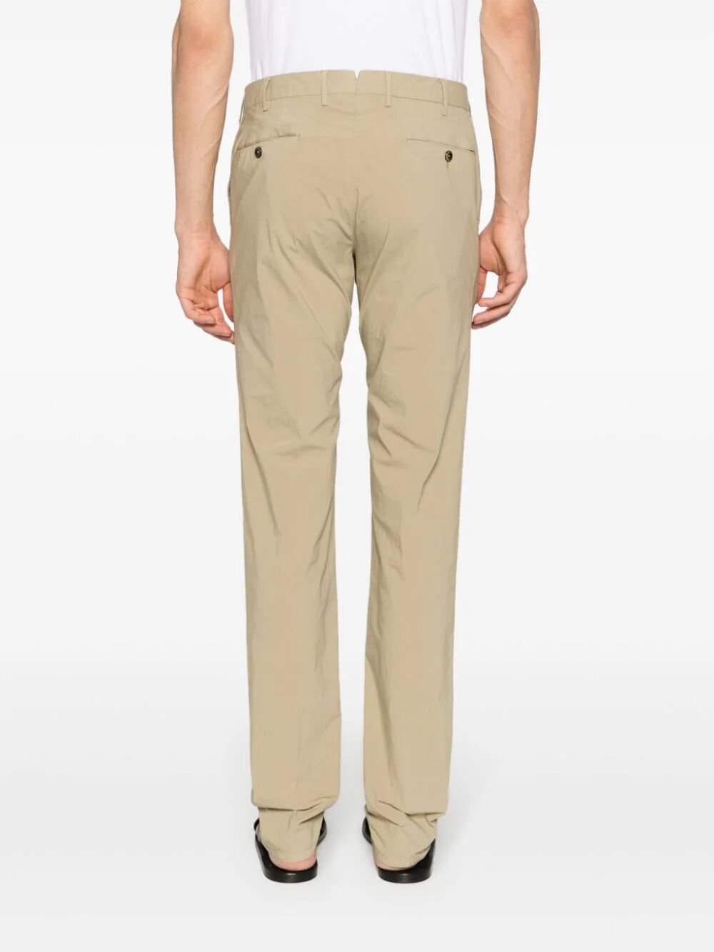 PT01 Slim Flat Front Mini Stretch Light Popeline Pants