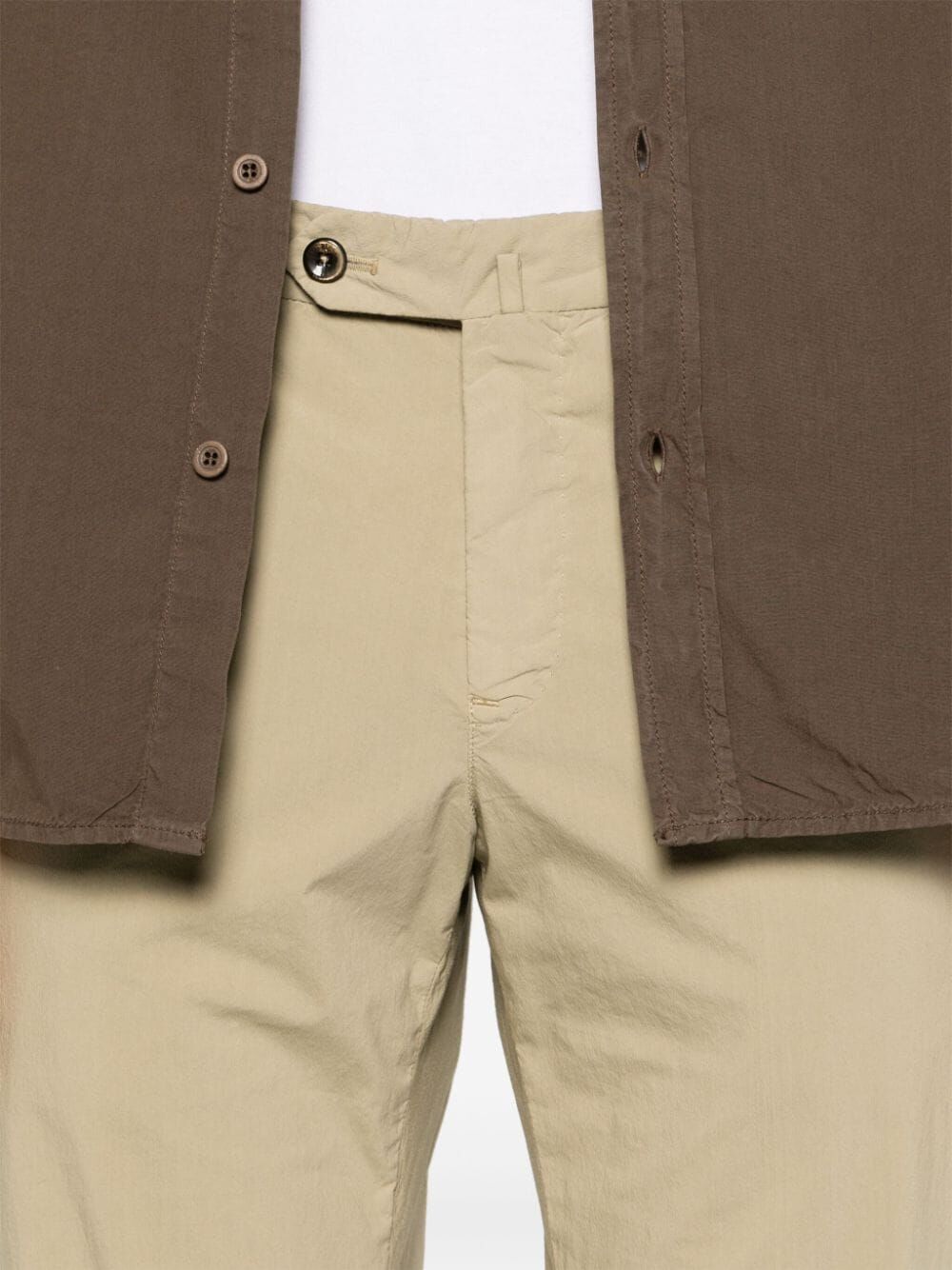 PT01 Slim Flat Front Mini Stretch Light Popeline Pants