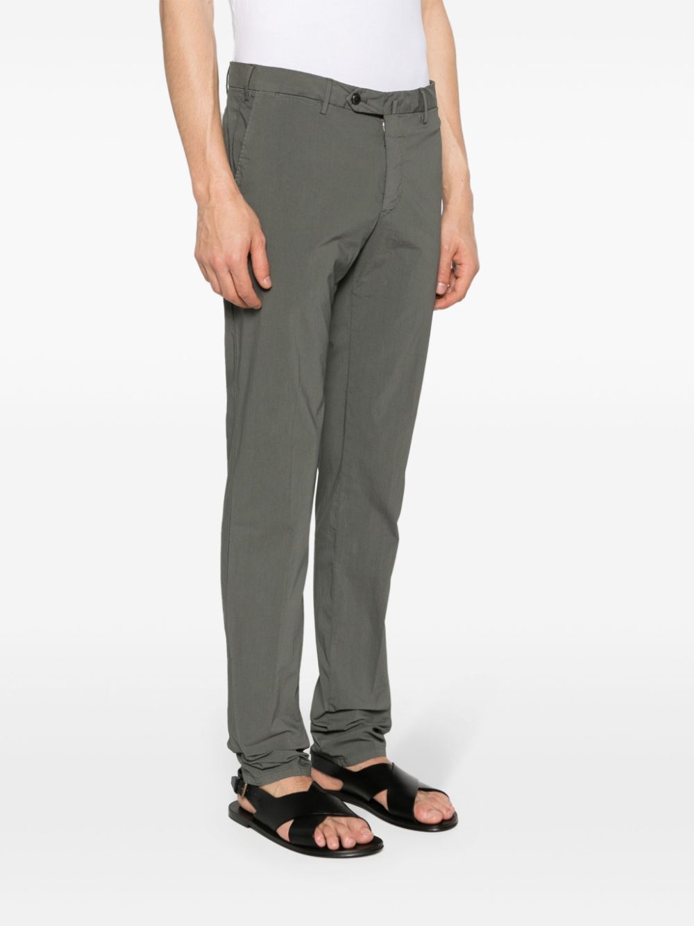 PT01 Slim Flat Front Stretch Light Poplin Pants