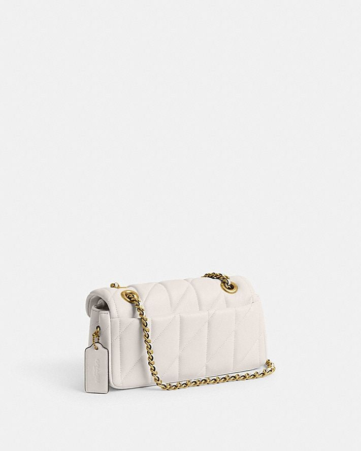 COACH Quilted Tabby Shoulder Mini Handbag with Chain