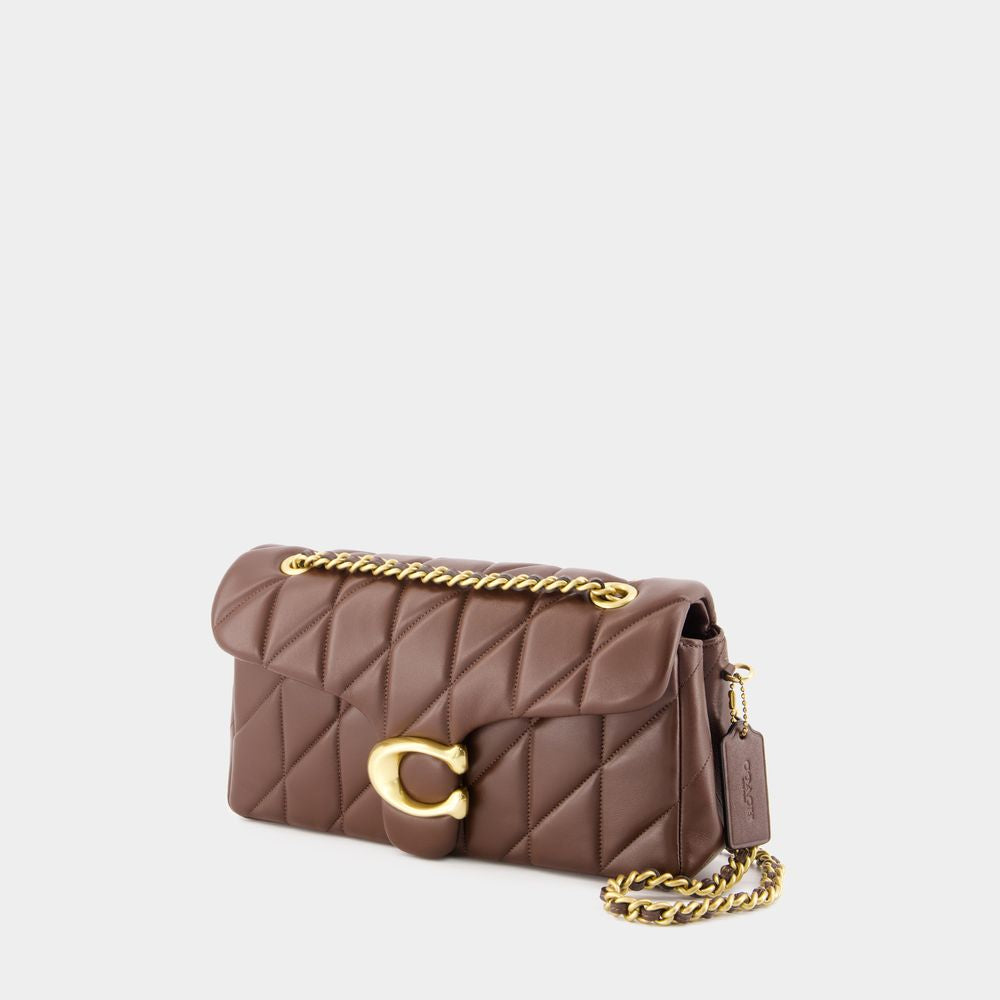 COACH Quilted Tabby Shoulder Handbag 26 with Chain