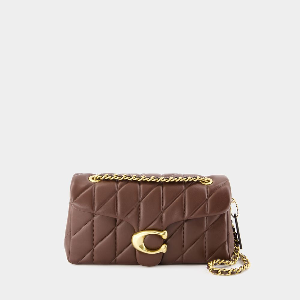 COACH Quilted Tabby Shoulder Handbag 26 with Chain