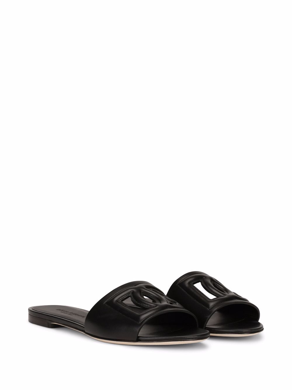 DOLCE & GABBANA Stylish Sliders with Signature Logo