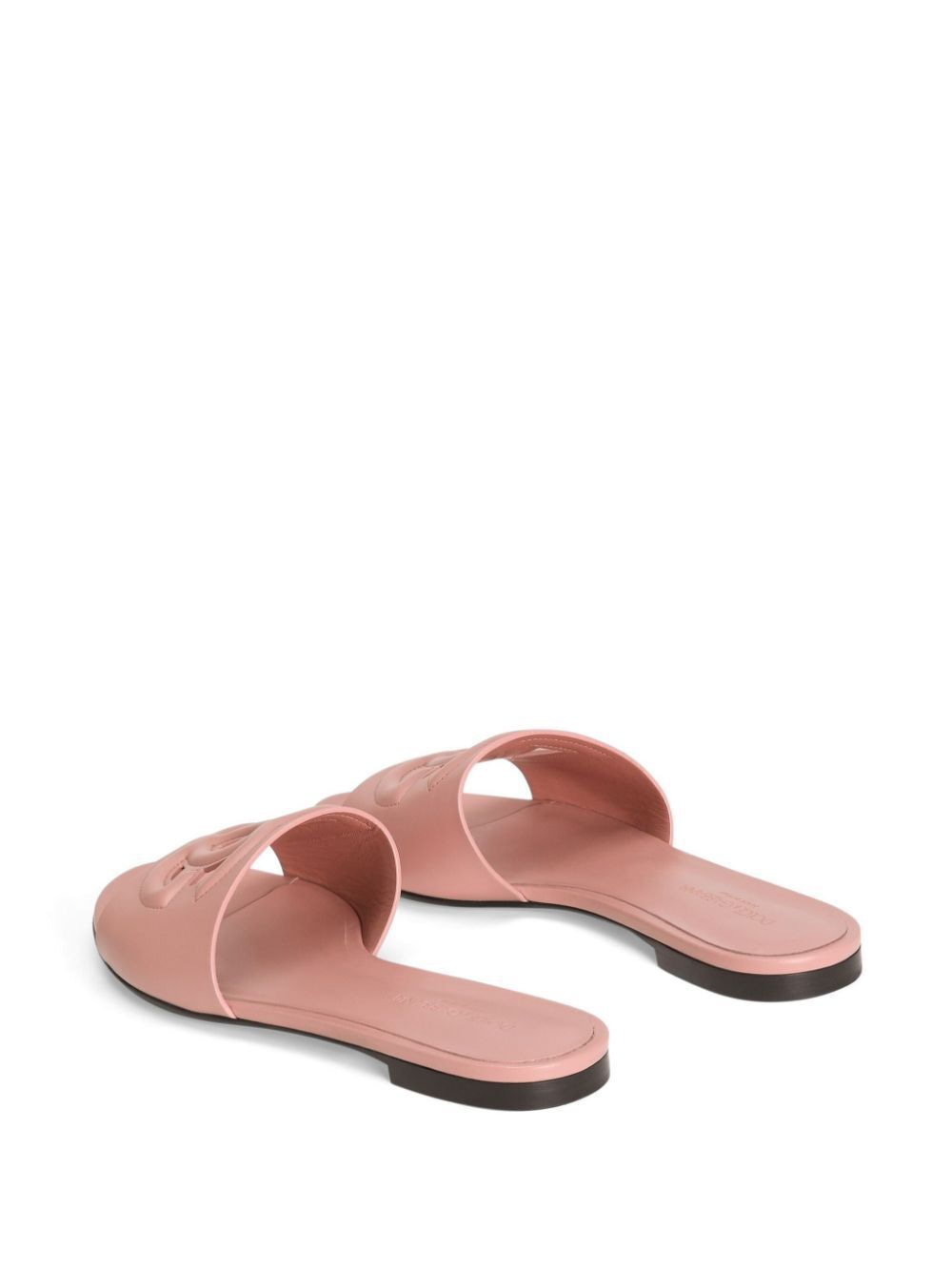 DOLCE & GABBANA Chic Leather Slide Sandals for Women