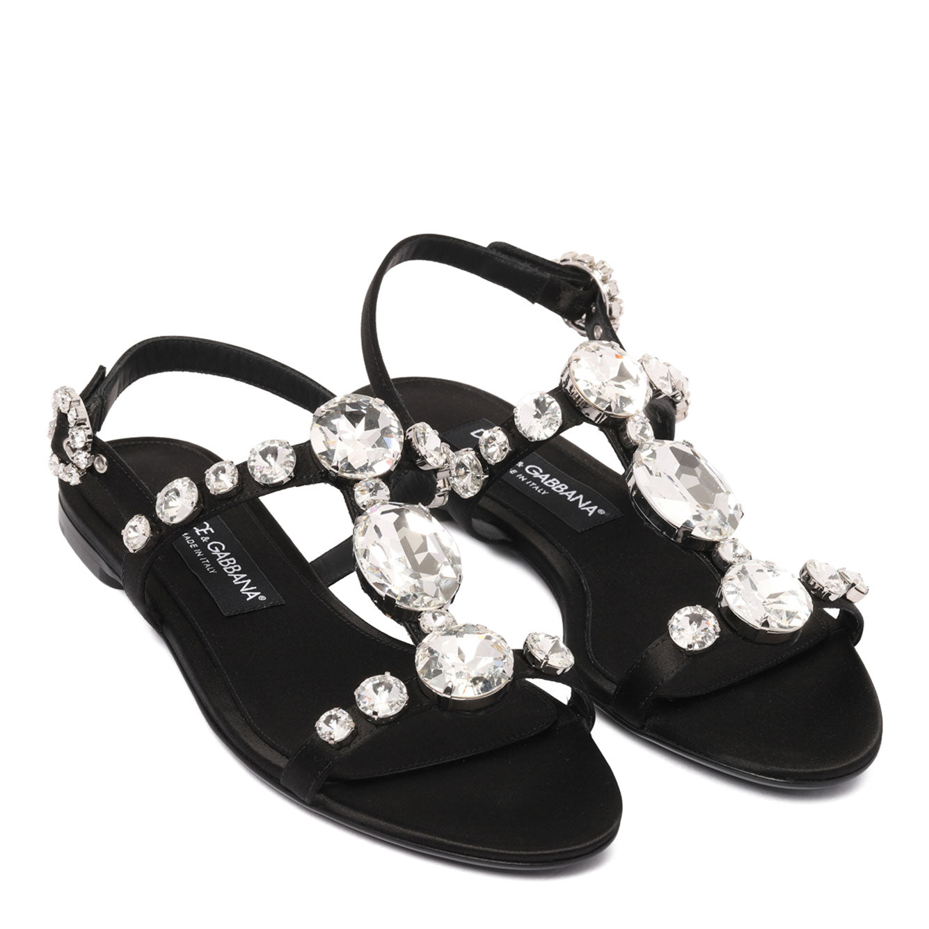DOLCE & GABBANA Crystal-Embellished Sandals for Women
