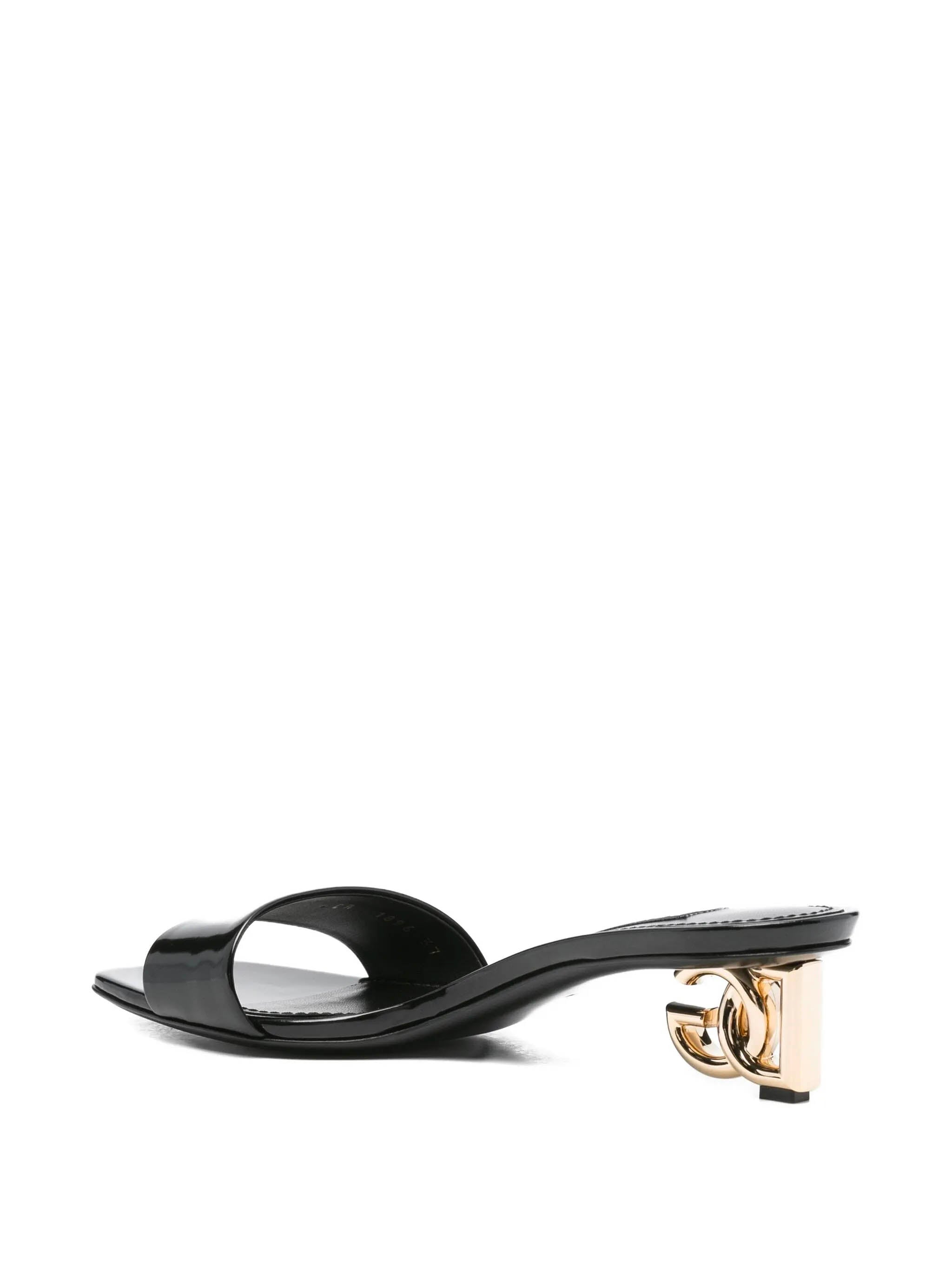 DOLCE & GABBANA Keira Pop Cross Sandal with 4 cm Heel