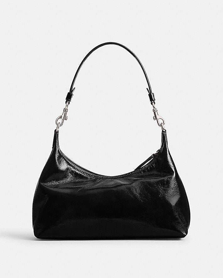 COACH Glazed Leather Juliet Shoulder Mini Handbag