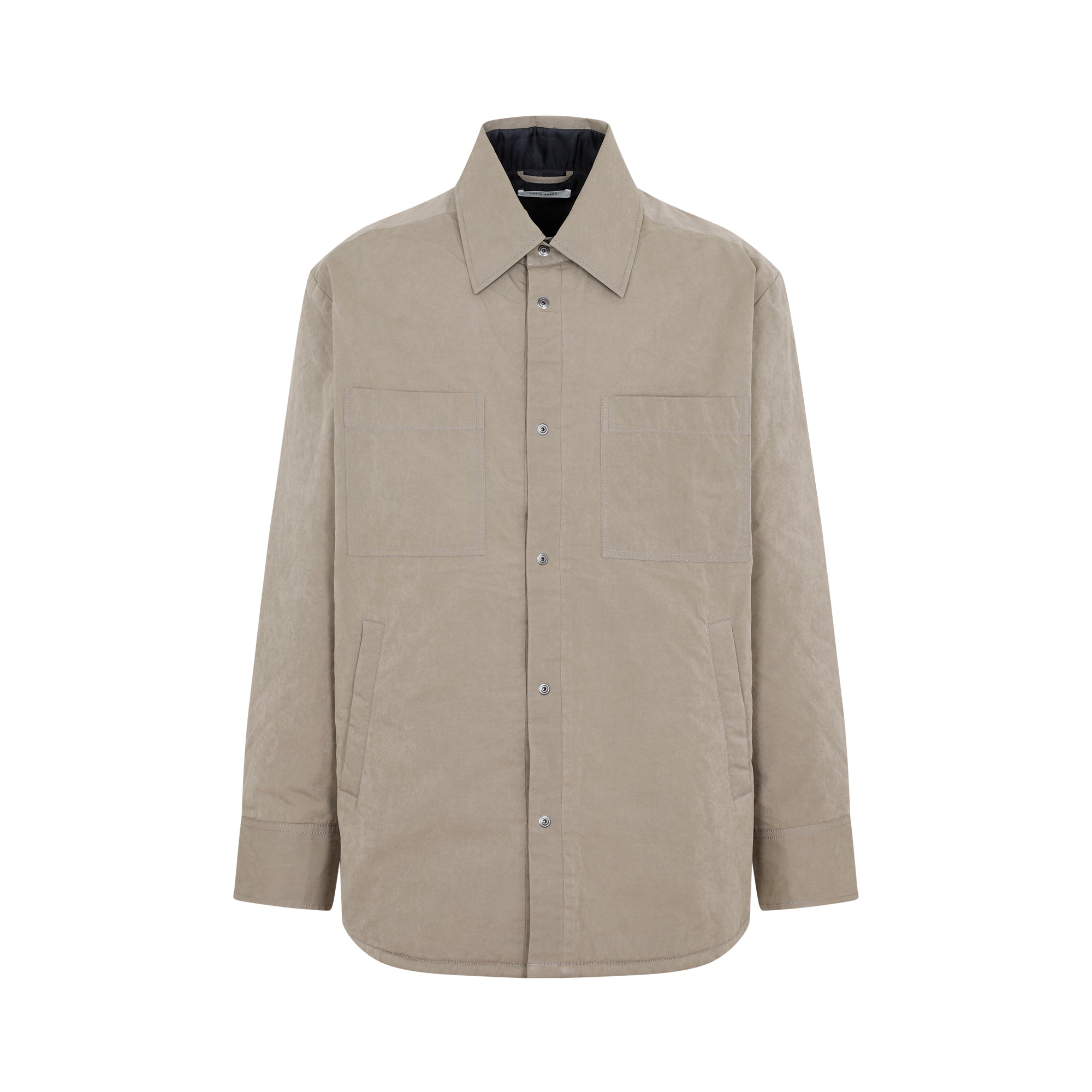 CRAIG GREEN Stylish Padded Shirt for Men - Long Sleeve, Snap Button Fastening