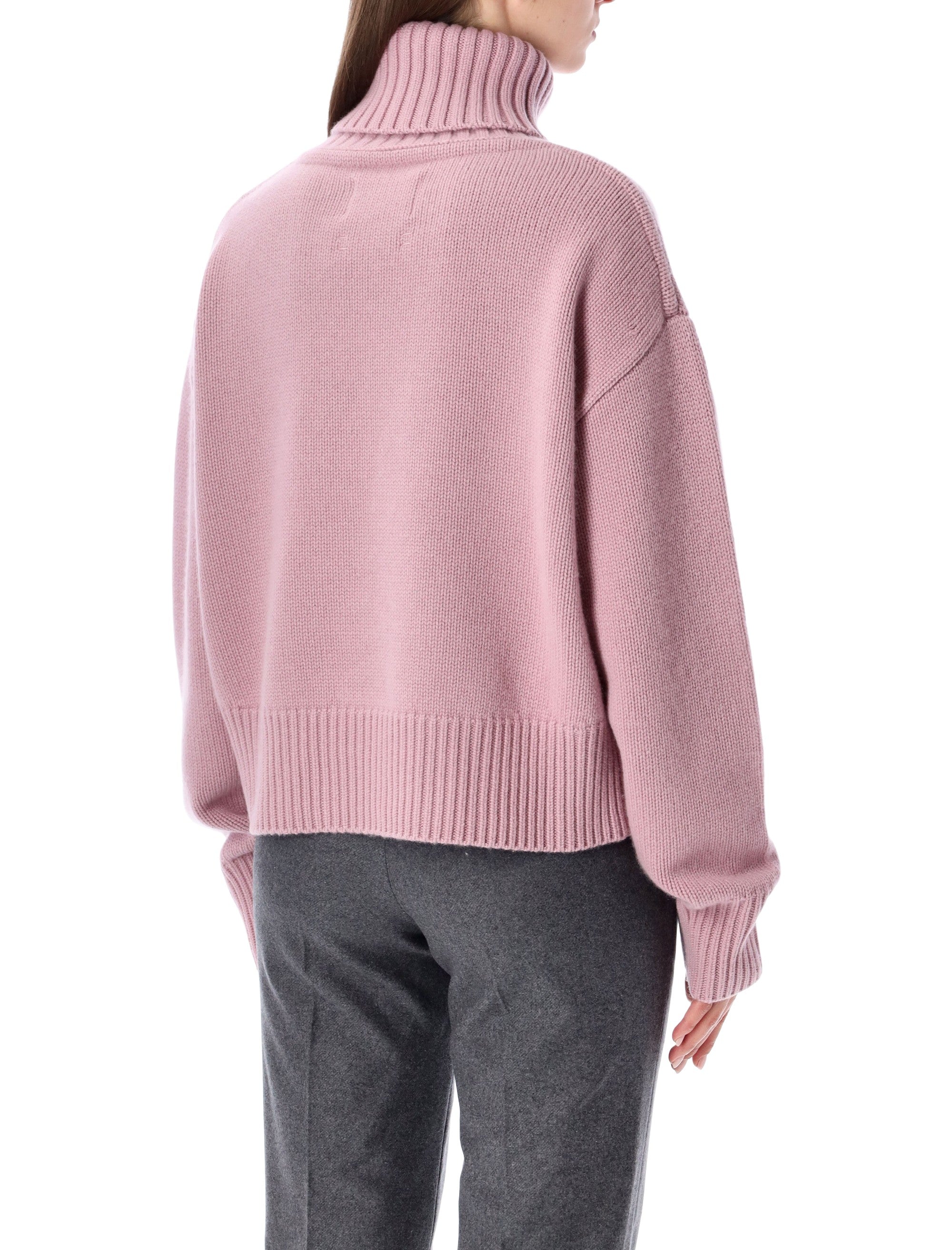 EXTREME CASHMERE Cropped Xtra Cashmere Turtleneck Sweater
