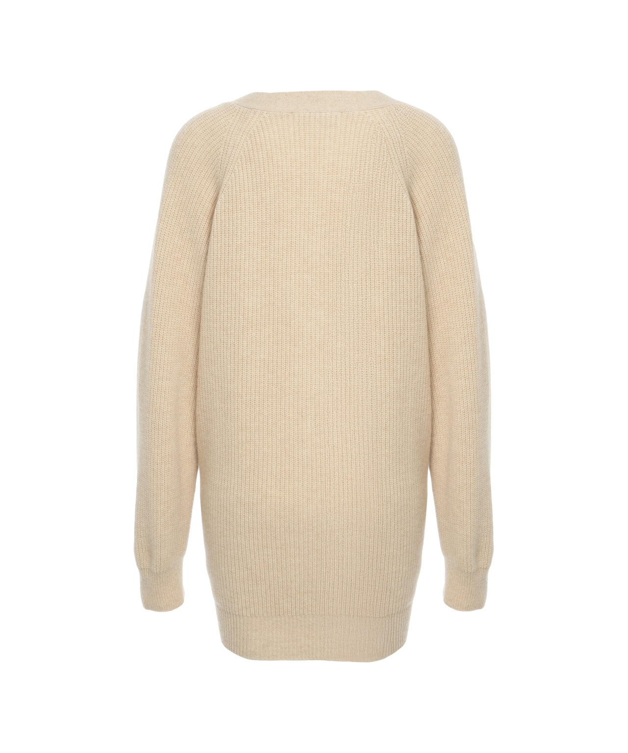 CRUSH Timeless Ribbed Knit Cardigan with V-Neck and Pockets