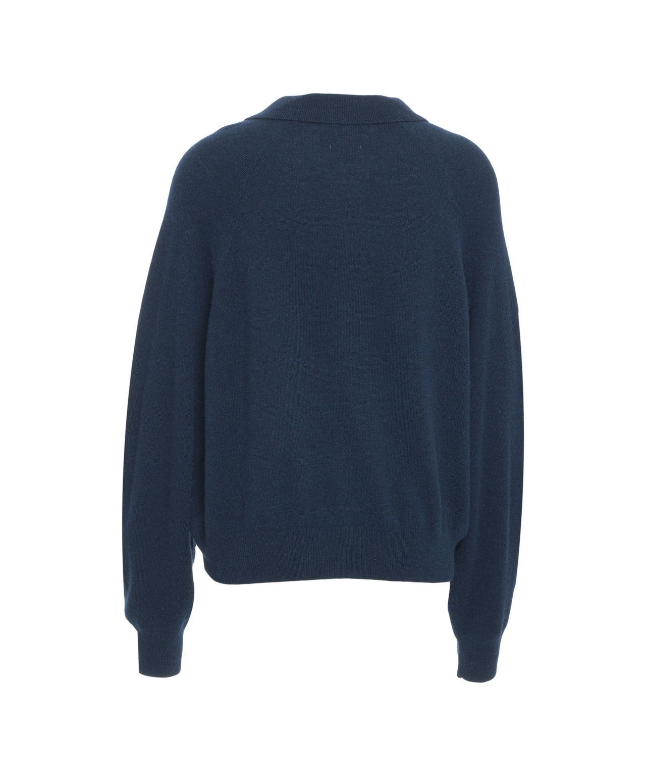 CRUSH Classic Polo Collar Cashmere Pullover