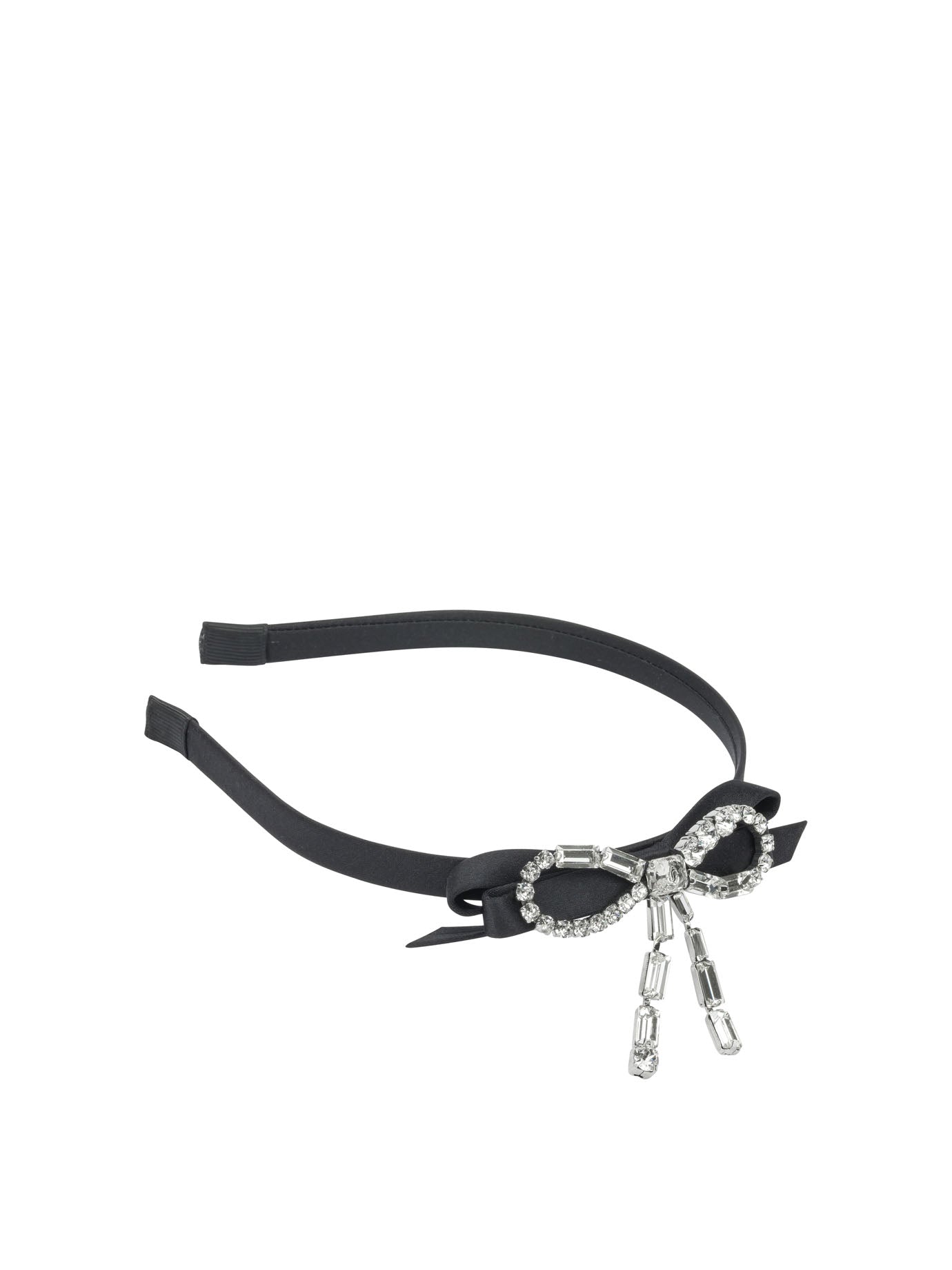JIMMY CHOO Crystal Bow Mini Hair Headband