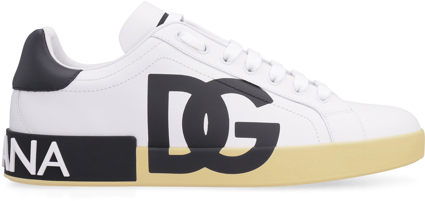 DOLCE & GABBANA Leather Low-Top Sneaker