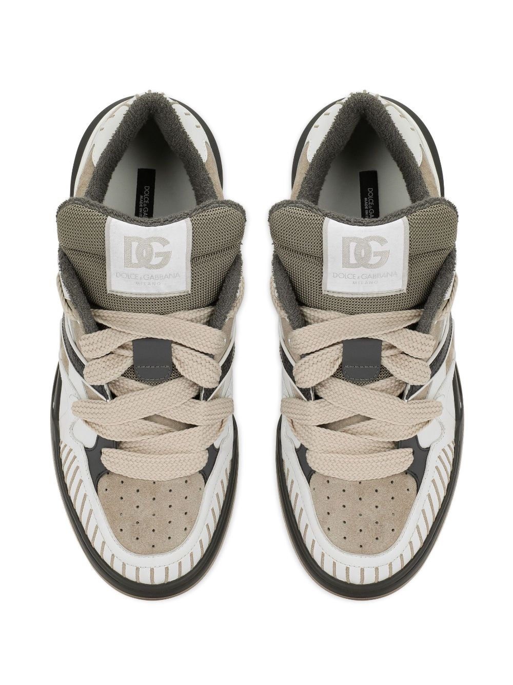 DOLCE & GABBANA Premium Leather Sneakers for Men - New Rome Design