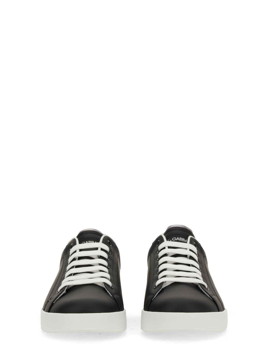 DOLCE & GABBANA Luxury Leather Low-Top Sneakers for Men