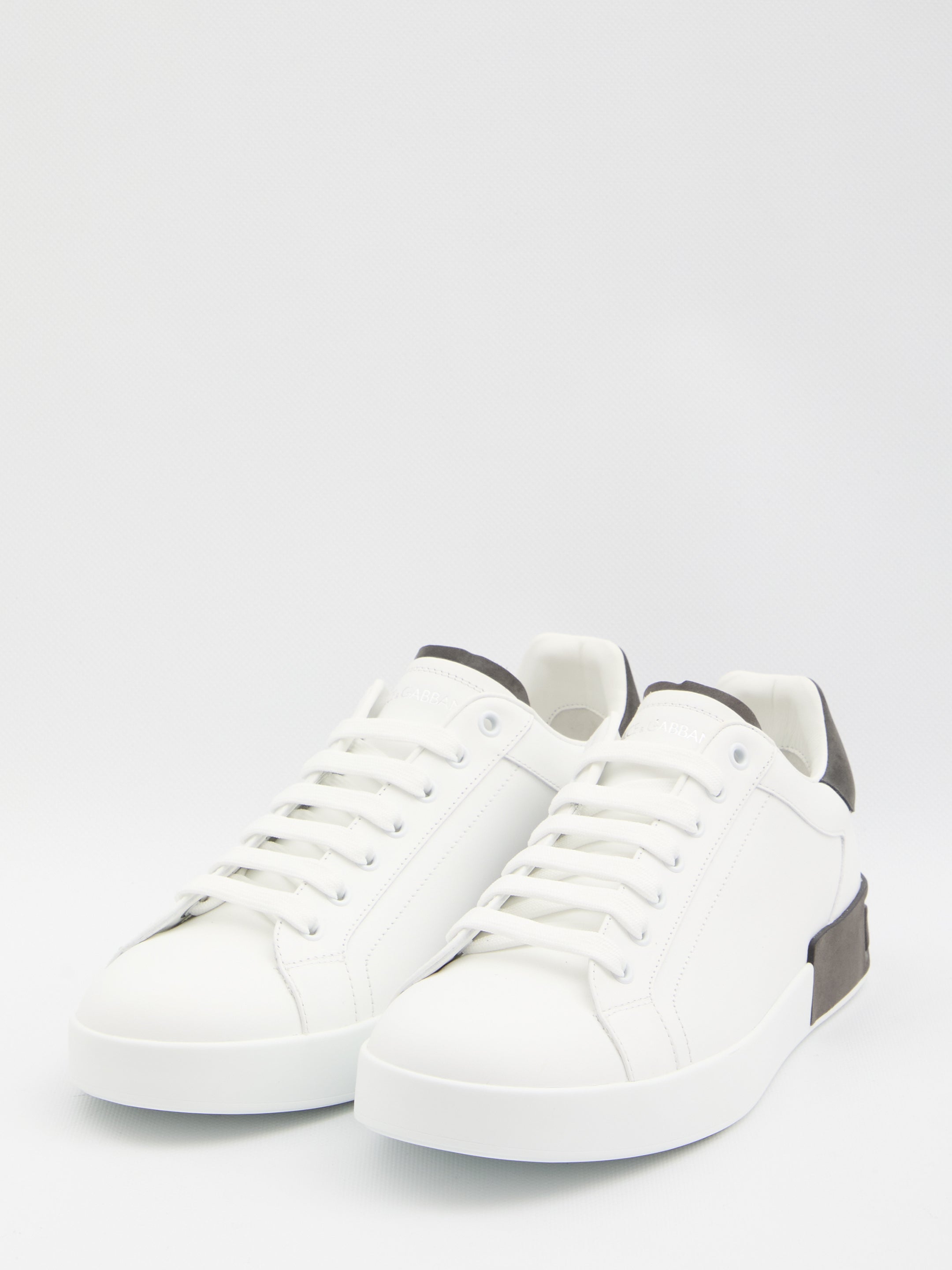 DOLCE & GABBANA Leather-Panelled Low-Top Men's Sneakers