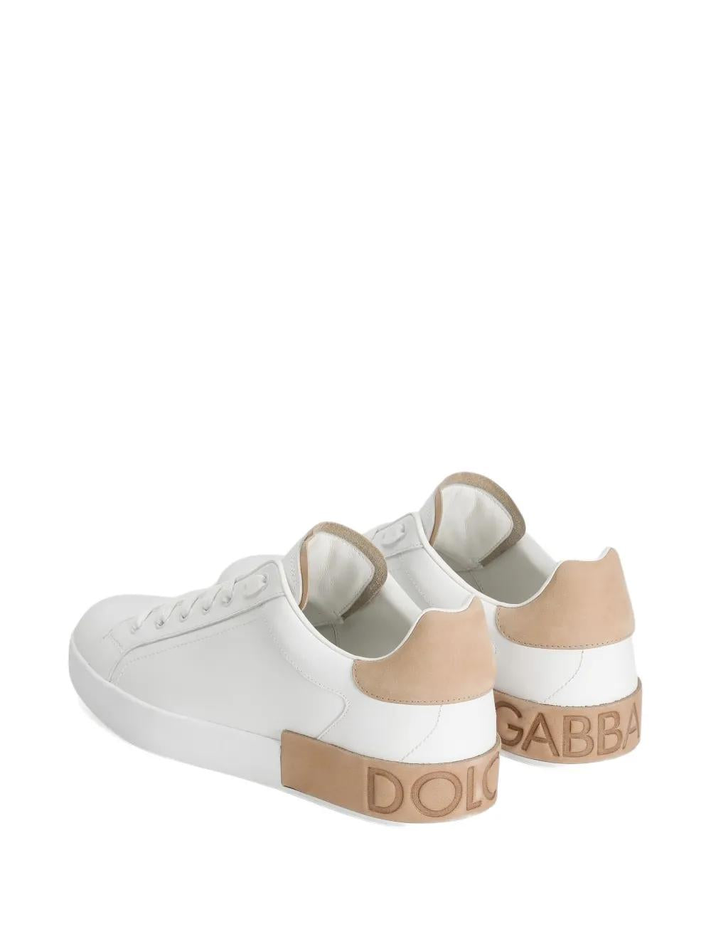 DOLCE & GABBANA Calfskin Portofino Sneakers for Men