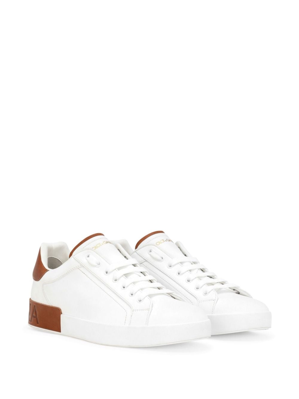 DOLCE & GABBANA Luxury Leather Sneakers for Men - FW24 Edition