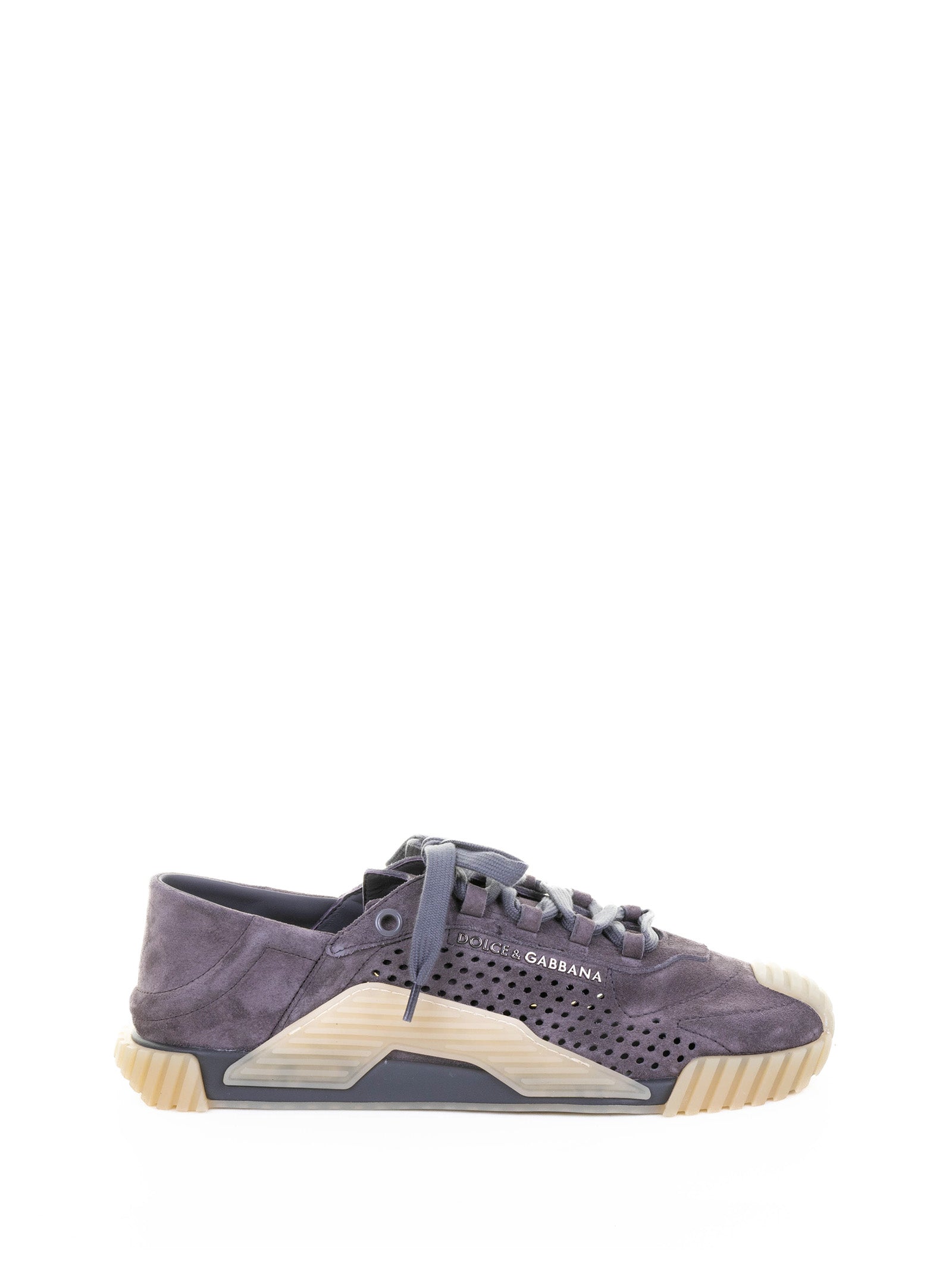 DOLCE & GABBANA Men's Slip-On Sneakers in Mixed Materials